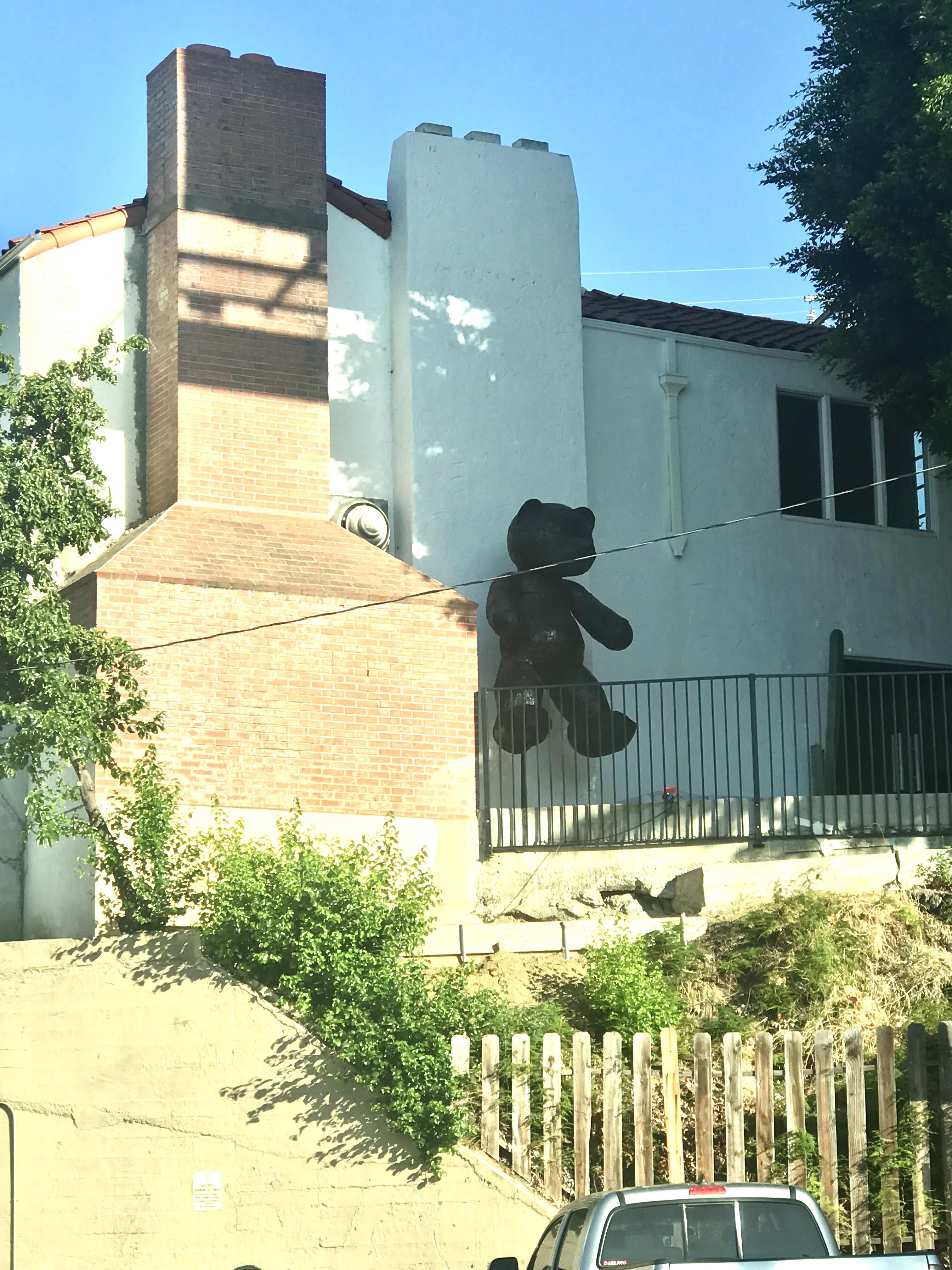 Does anyone know what this giant bear is about? West Sunset Blvd and