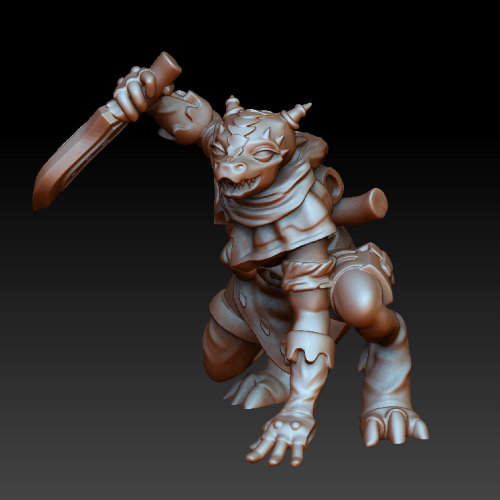 Dragonborn thief PrintedMinis