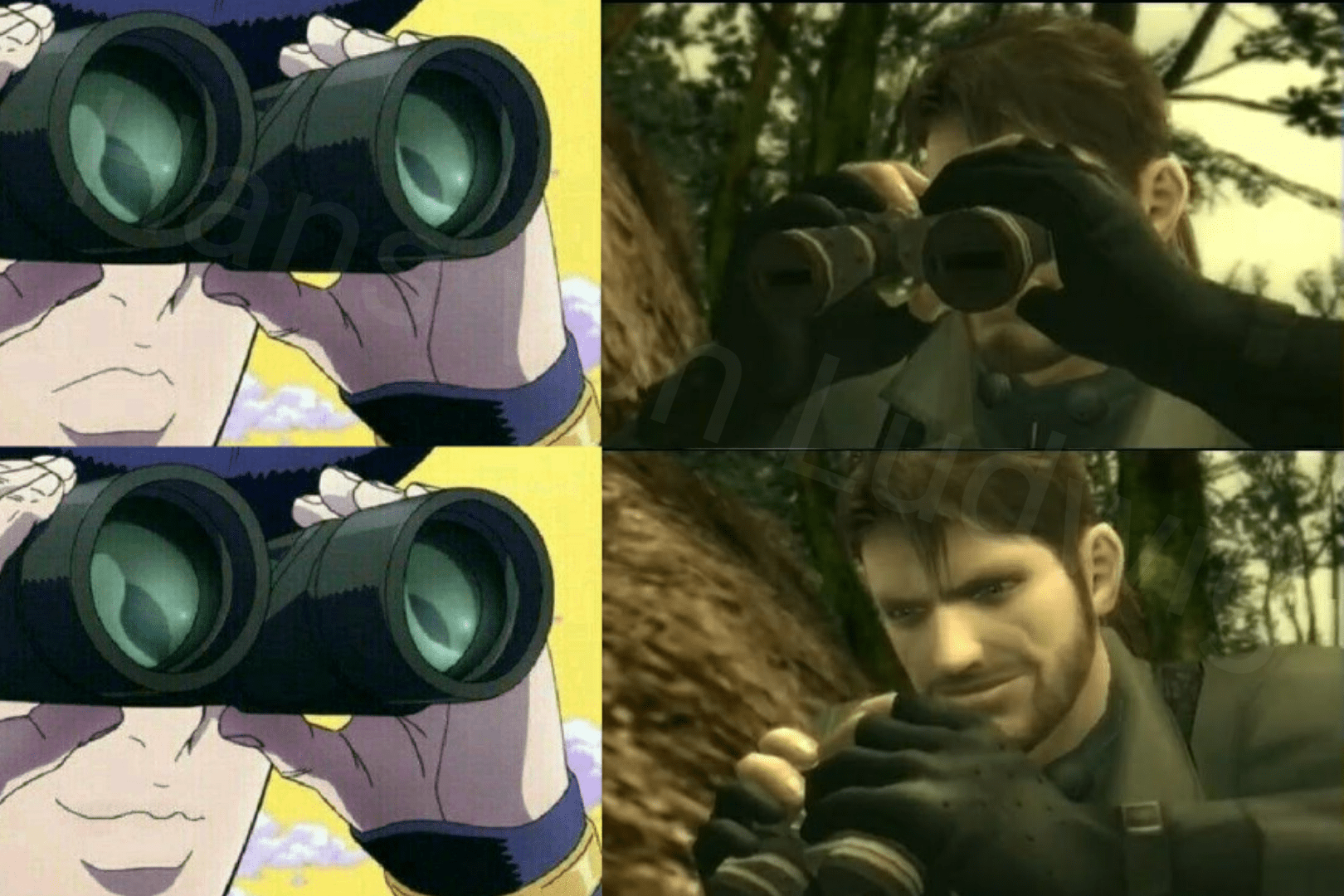 binoculars meme Animemes