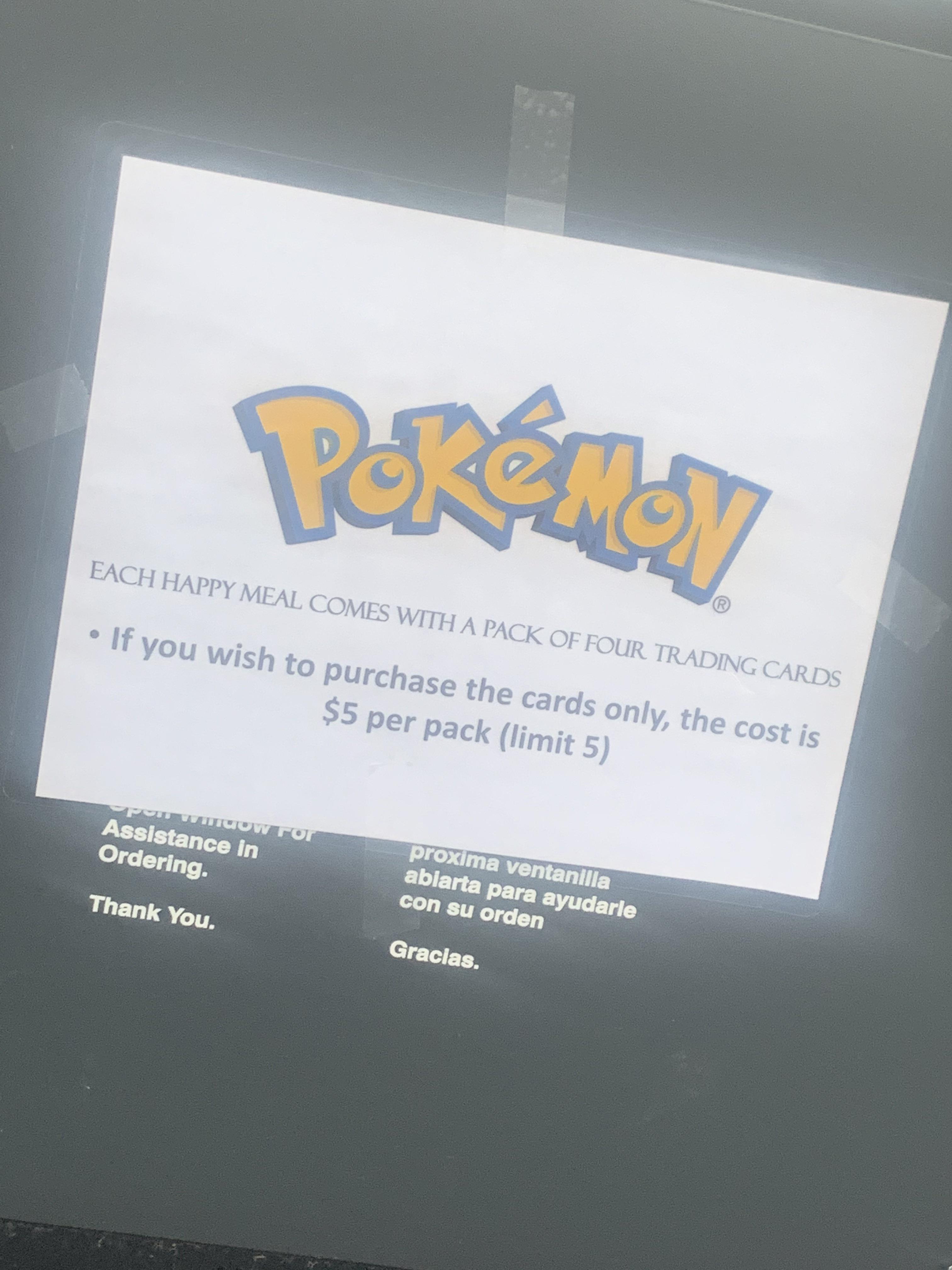 McDonald’s Pokémon Cards is this illegal? r/pokemon