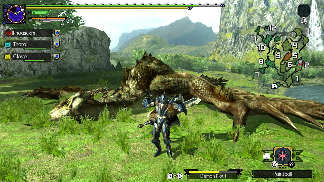 Just beat my first Rathian in MHGU! After only playing World(pre