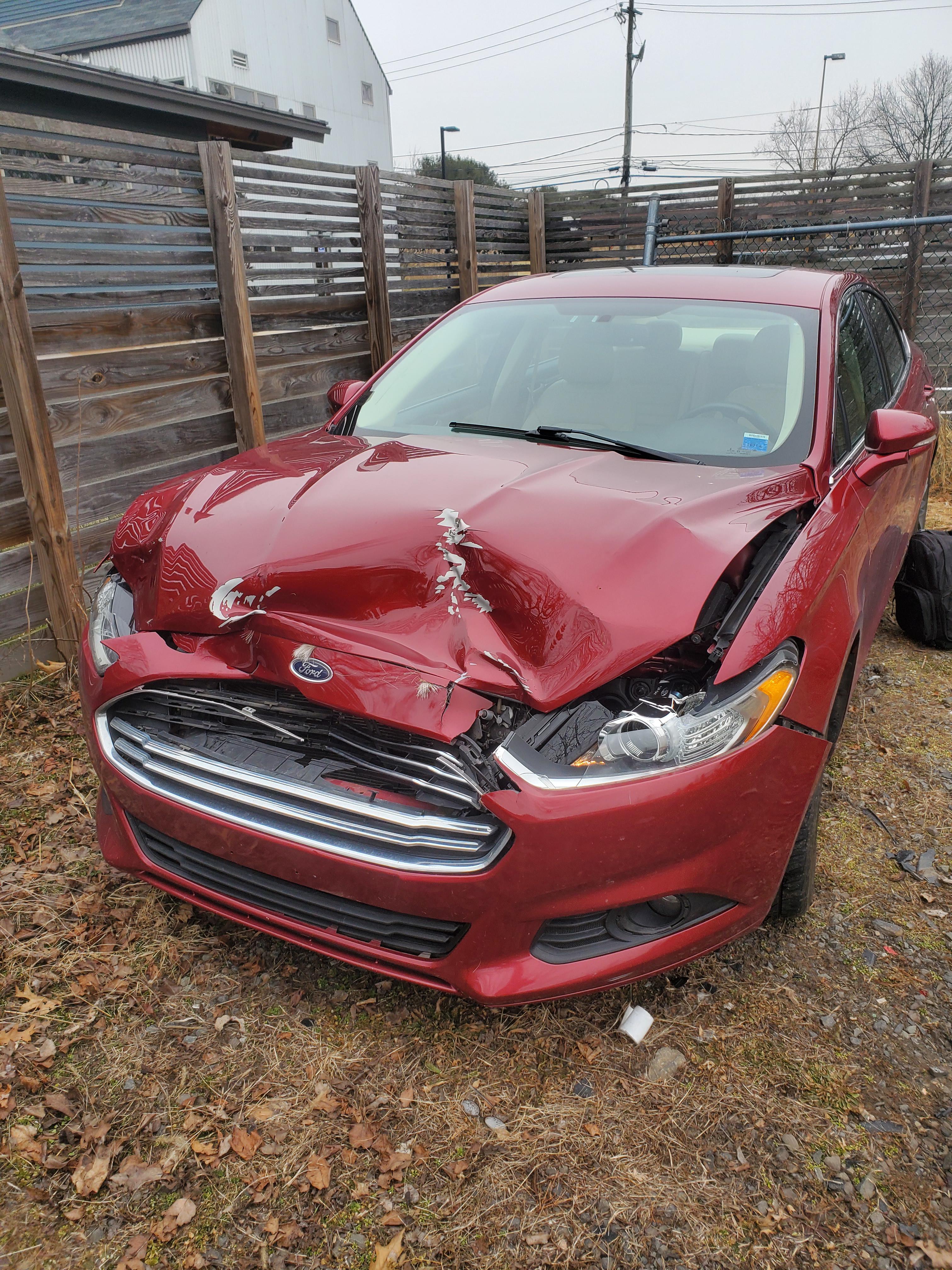I hit a deer last night in my beloved Ford Fusion. Based on this