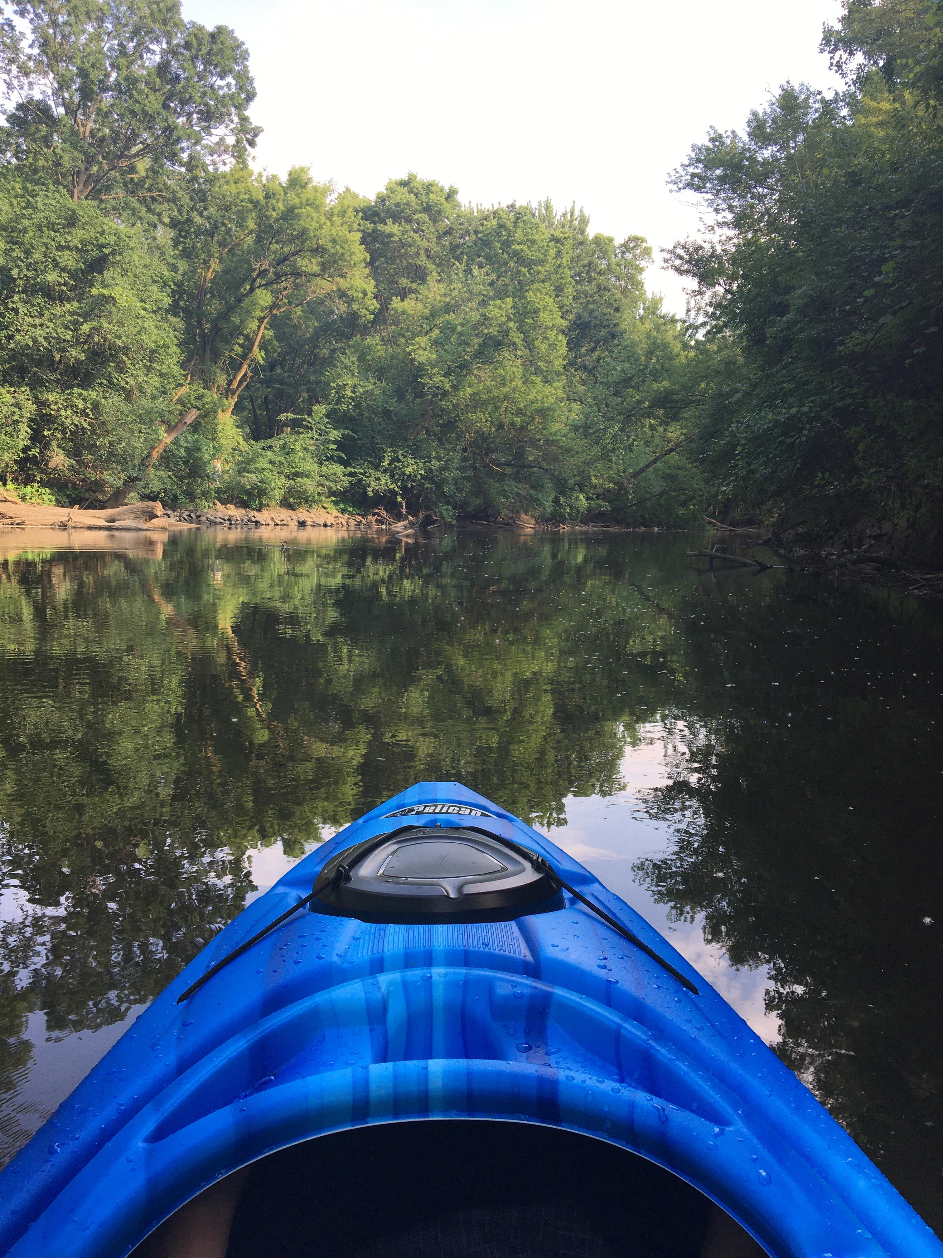 Had to buy our kayaks in Charlotte because everywhere in Lansing was