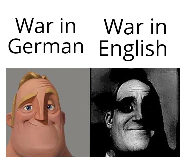 German words vs English words r/DrewDurnil