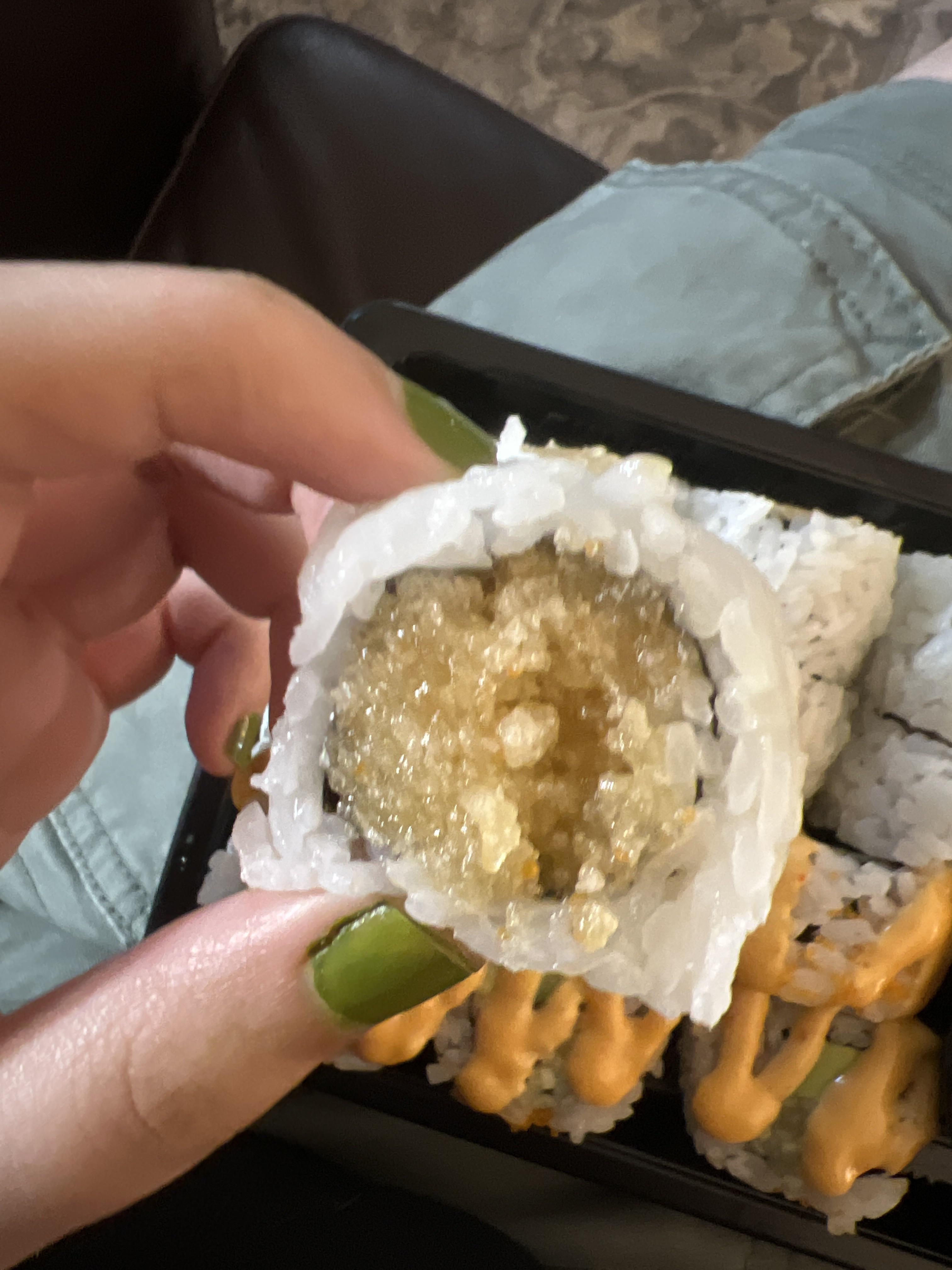 Tempura crunch roll r/SushiAbomination