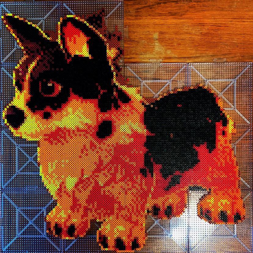 Molten I made using Perler beads r/wow