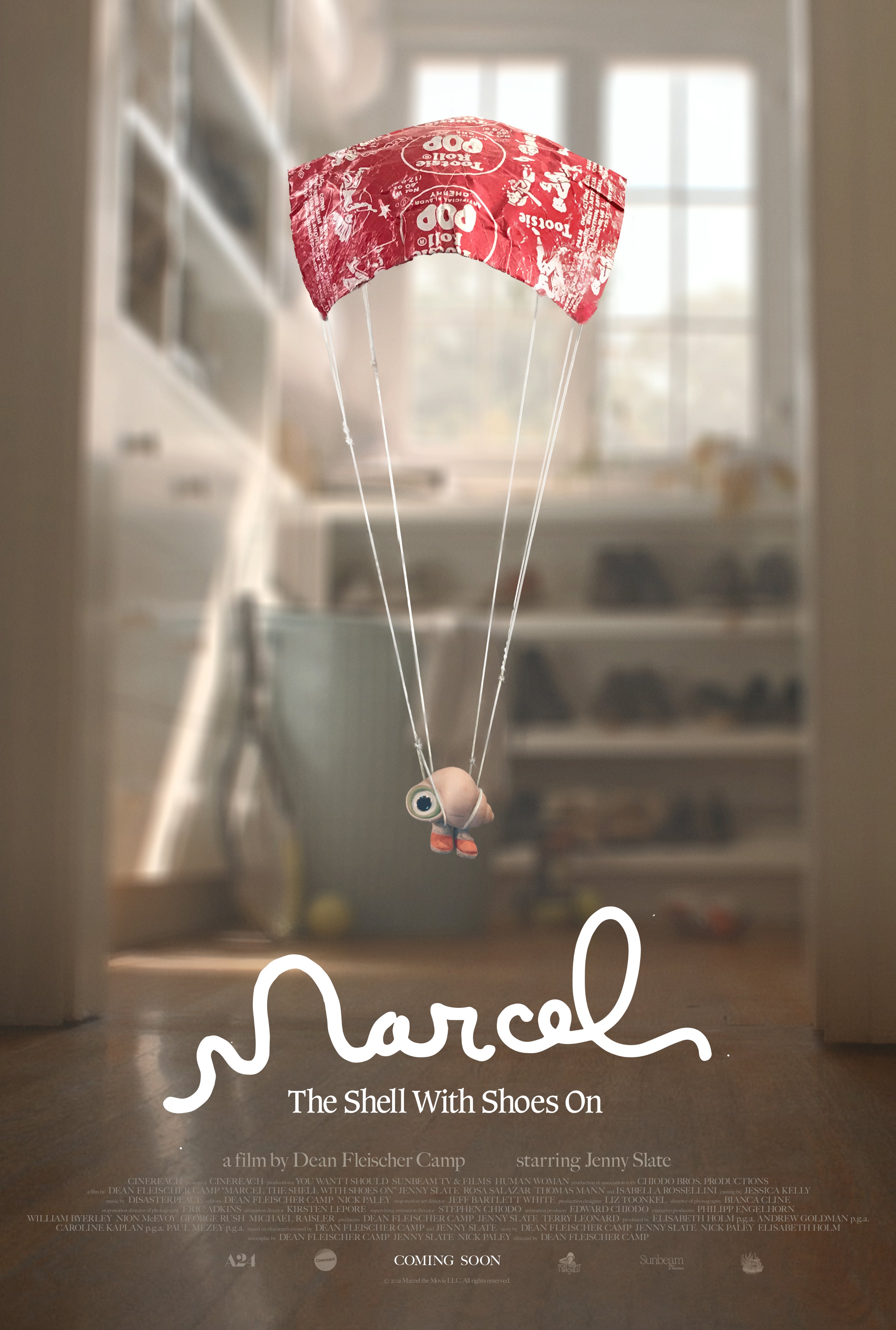 Official Poster for A24's 'Marcel the Shell with Shoes On' r/movies