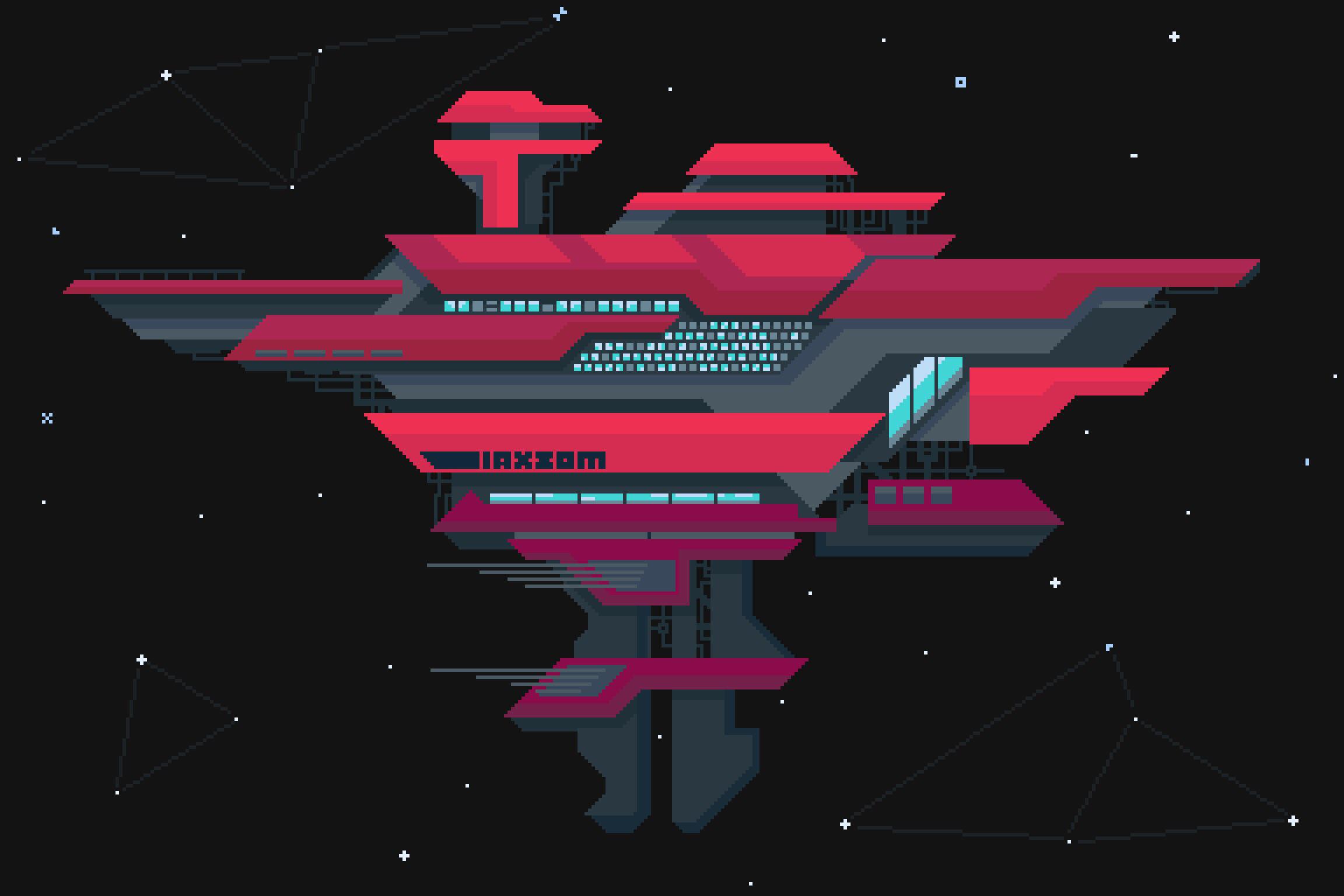 Axiom from walle [OC] r/PixelArt