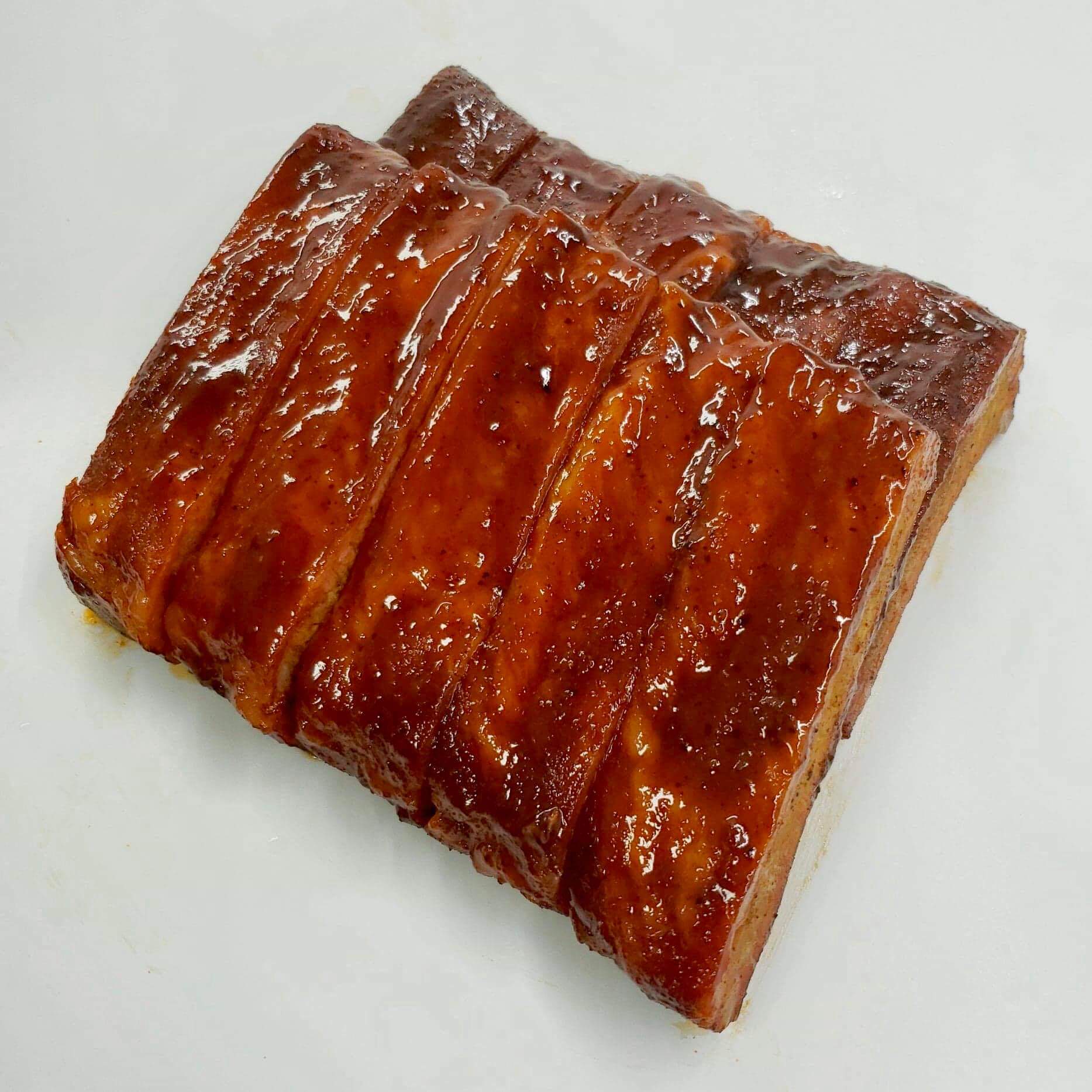 St Louis spare rib competition practice. Cooked on an Outlaw 2860 porch