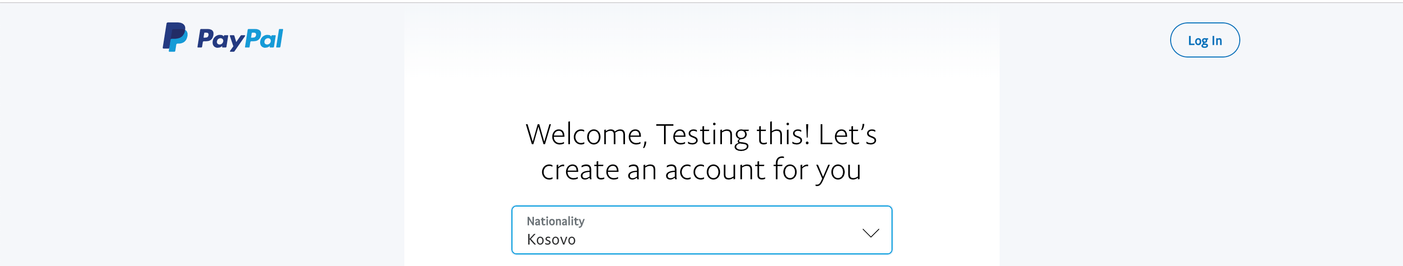 Tiny Detail Paypal njeh kosoven si nationality kur zgjedh Albania D