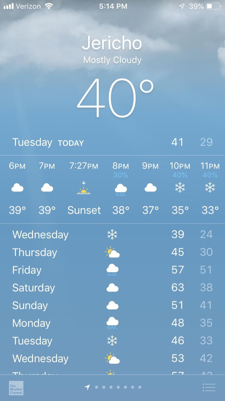 Vermont... What the ****?? Can we stop having every season within a