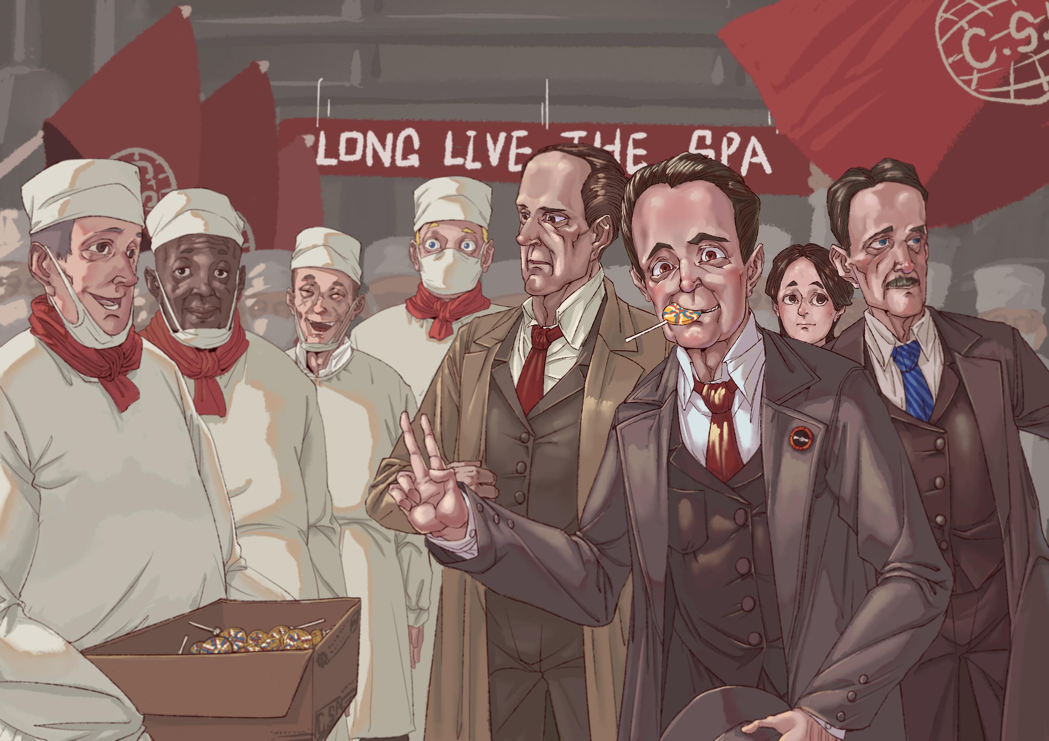 John Reed inspected the candy factory r/Kaiserreich