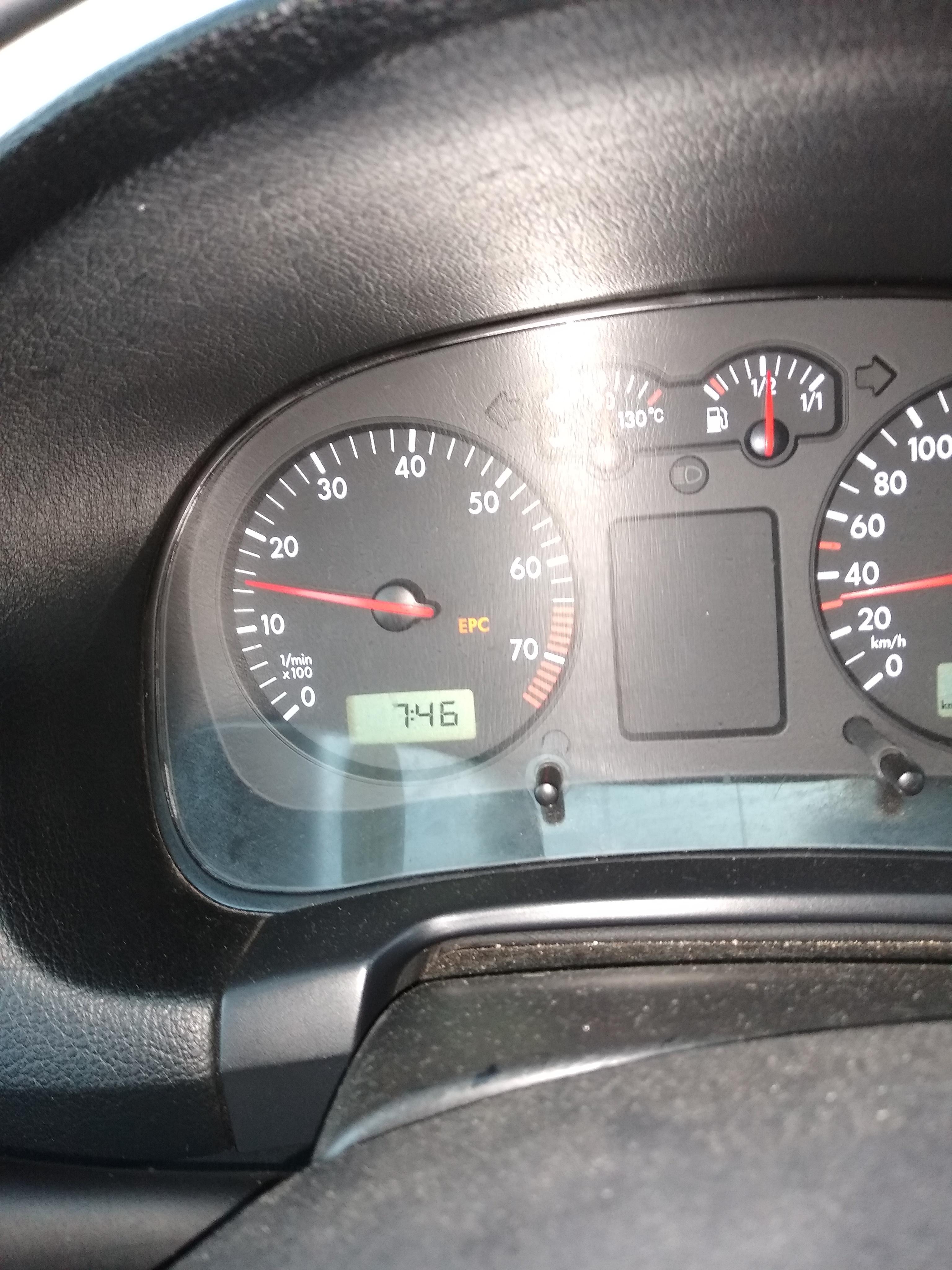 So the EPC light turned on when i was driving... And the rear breaking