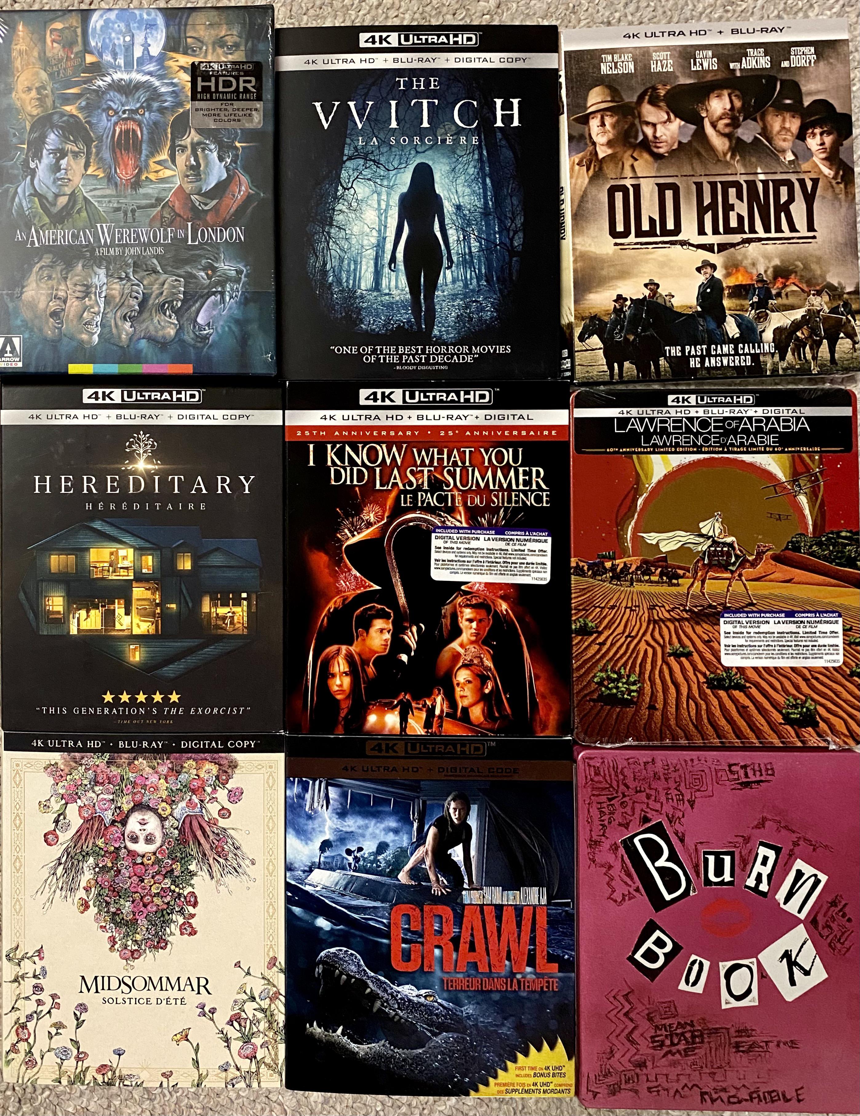 758764 4K Blurays added to the collection (plus a fetch standard Blu