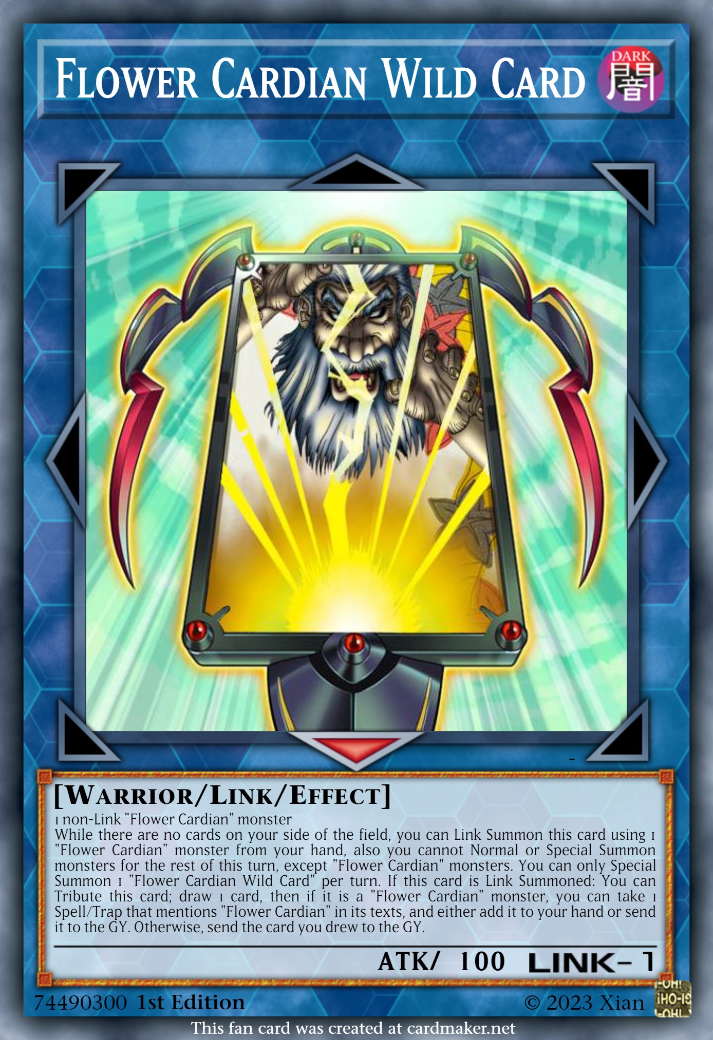 Flower Cardian Link support r/customyugioh