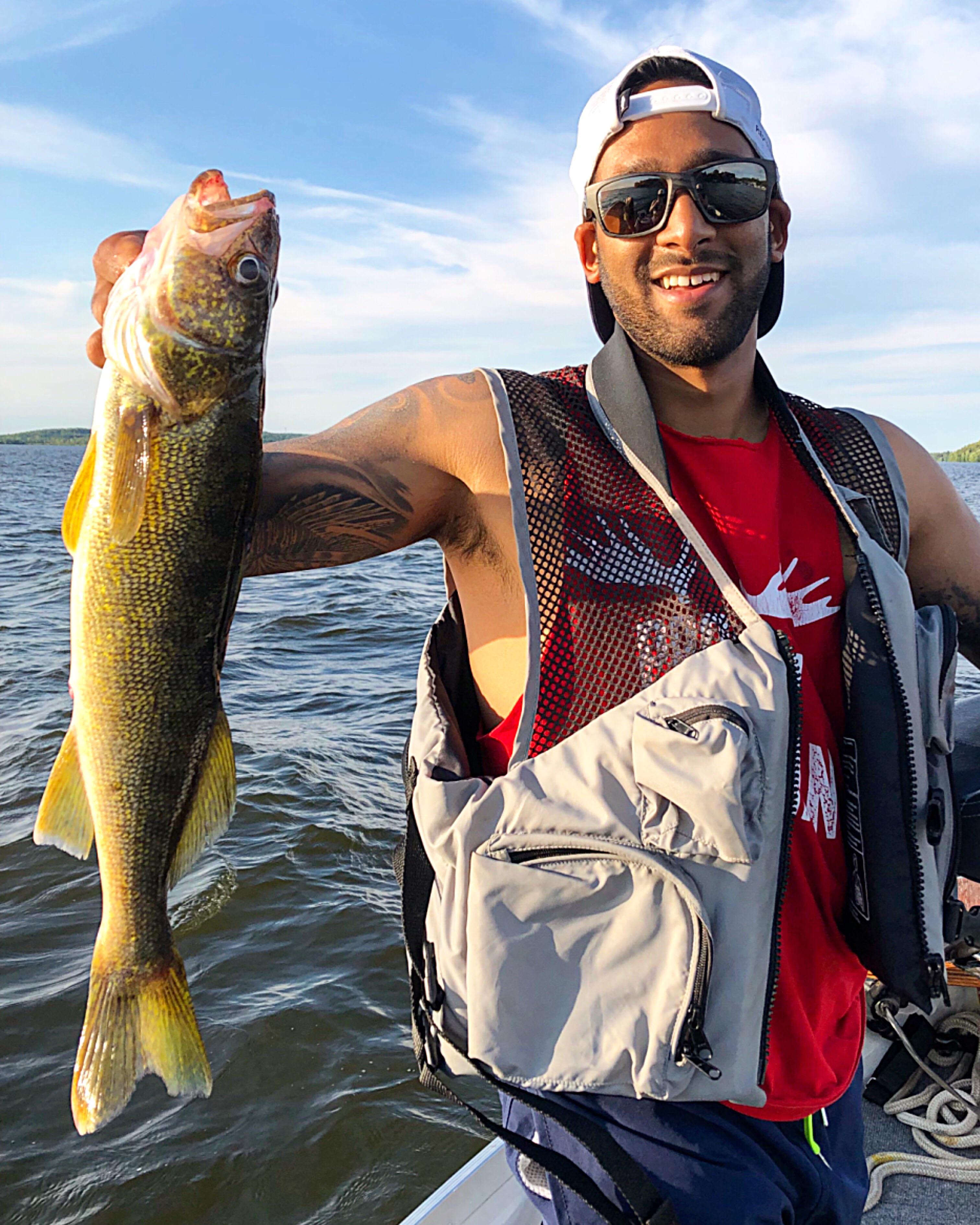 My first Walleye out on Rice Lake! r/FishingOntario