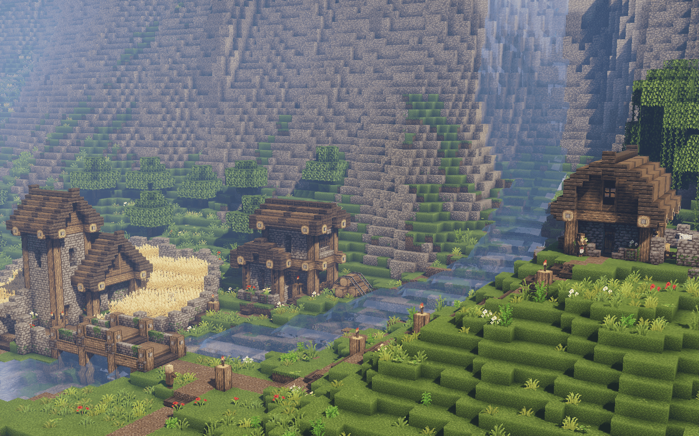 Aesthetic Animal Farm Build in Minecraft Minecraft houses,.
