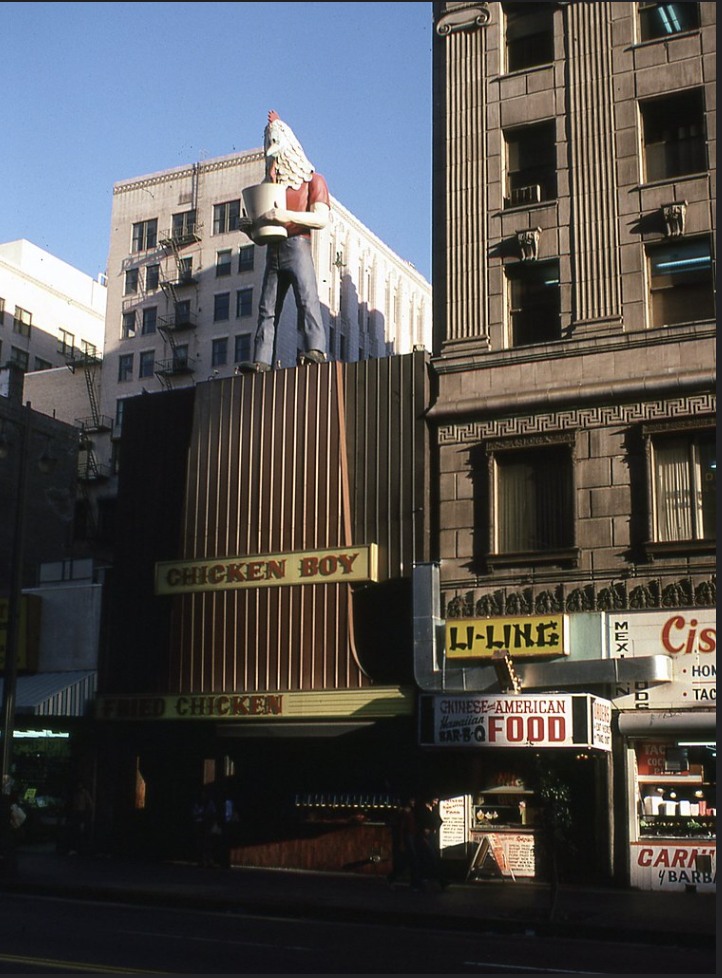 Chicken Boy. Downtown . 1977. r/LosAngeles