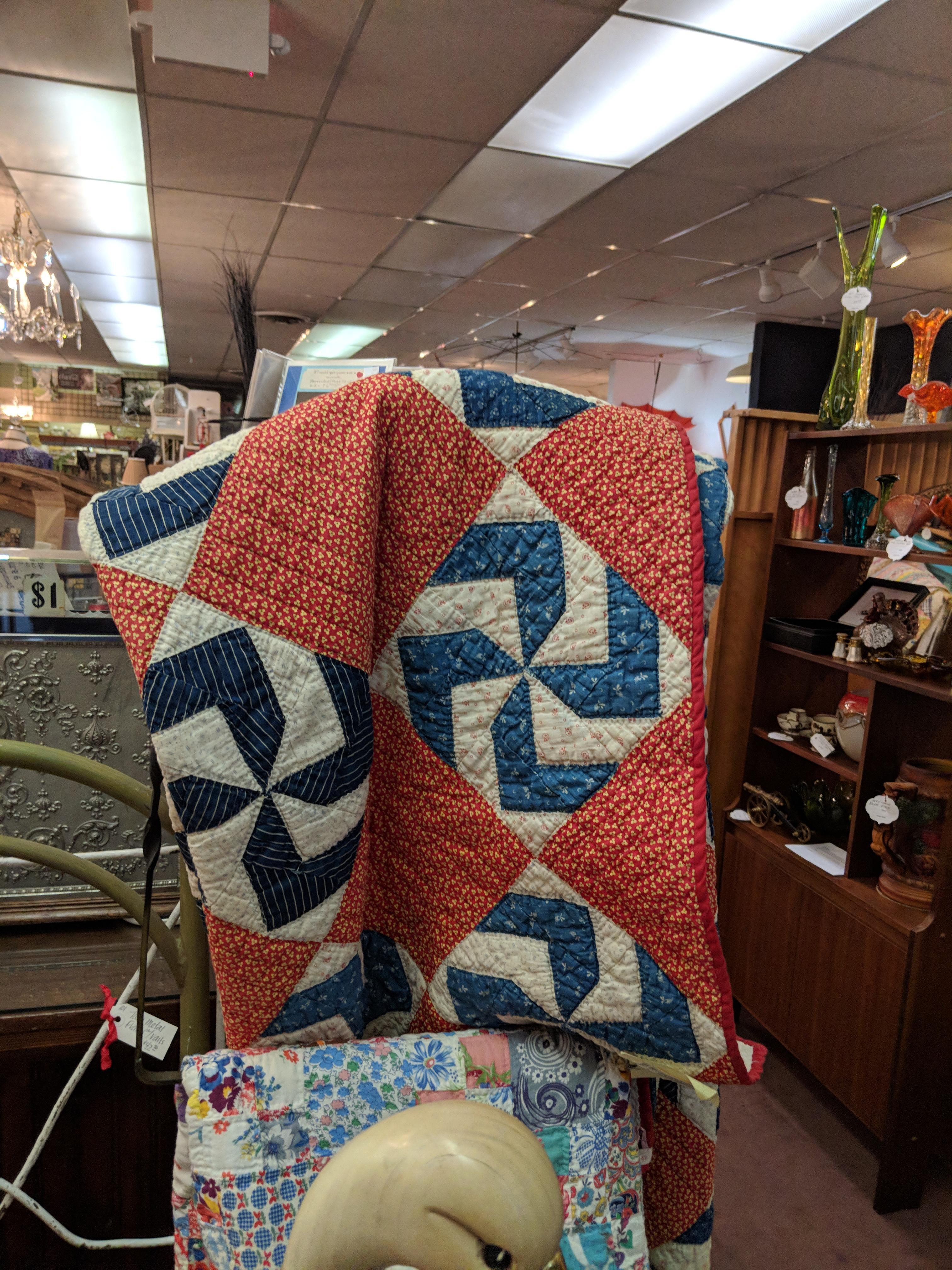 This quilt i saw at an antique shop in kenniwick, wa r/accidentalswastika