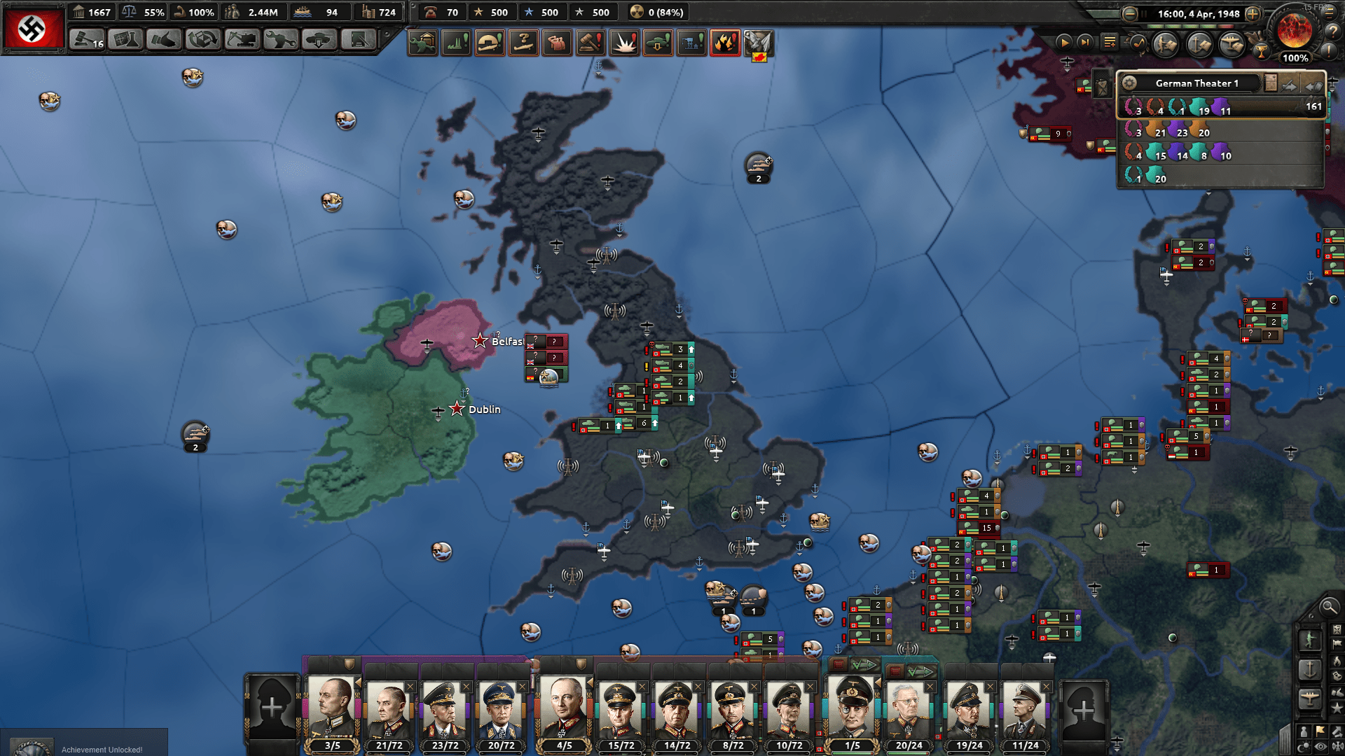 Trying to get the achievements. r/hoi4