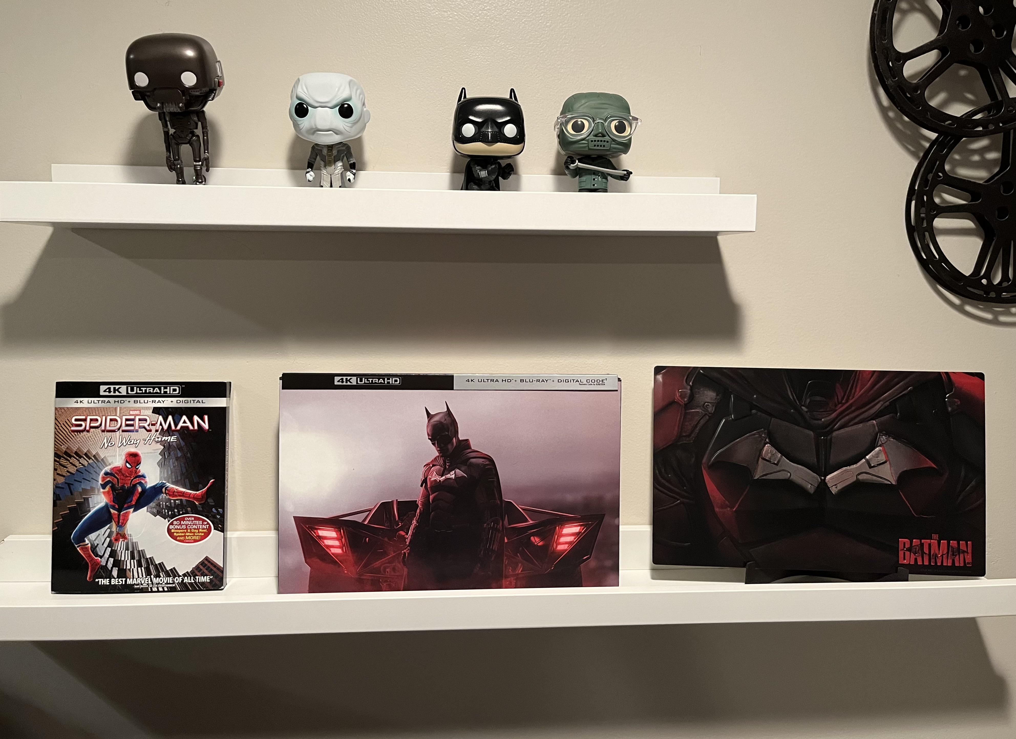 I put some shelves up today. r/TheBatmanFilm