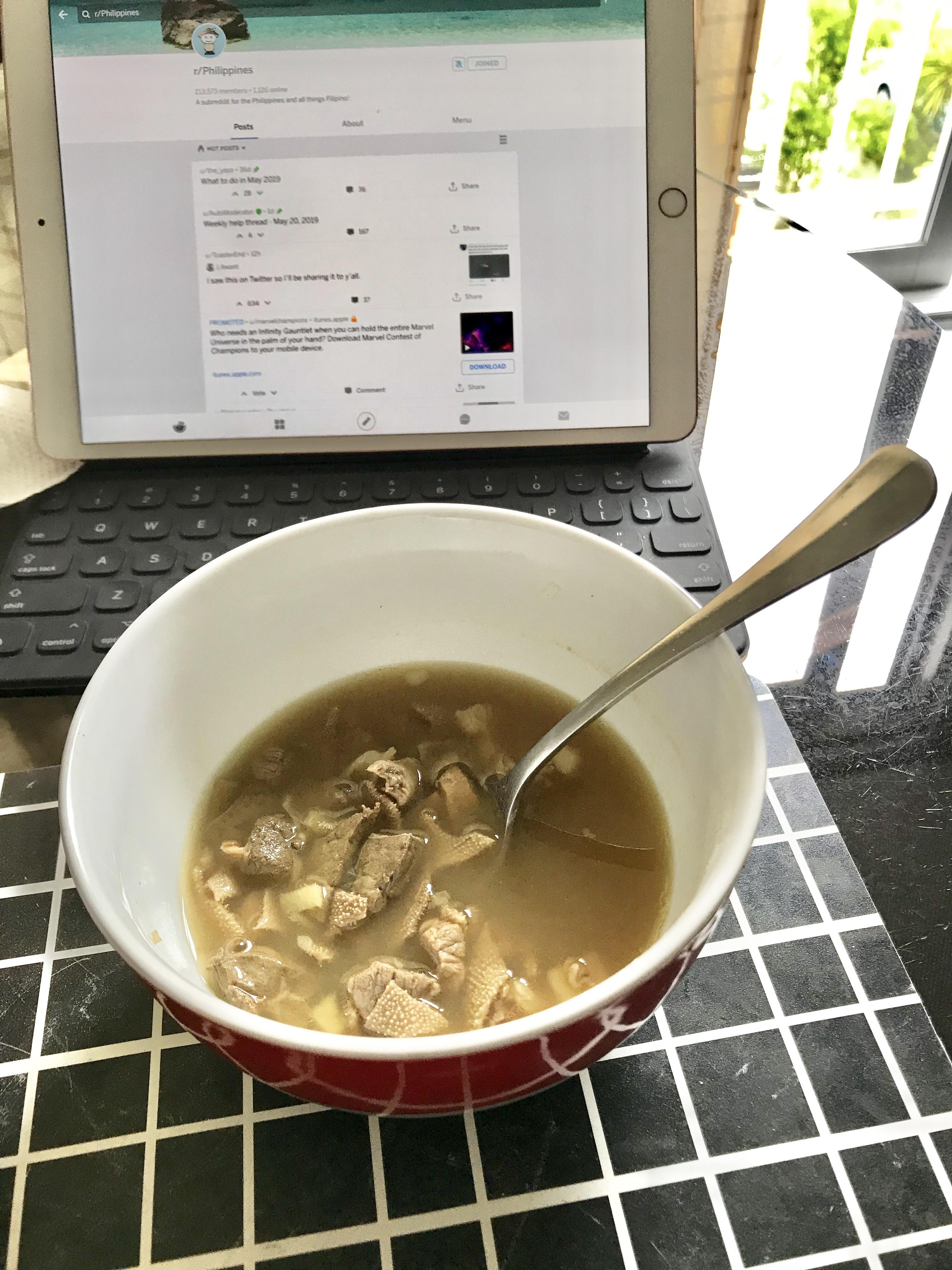 Perfect soup for cold weather. Rice not in photo r/Philippines