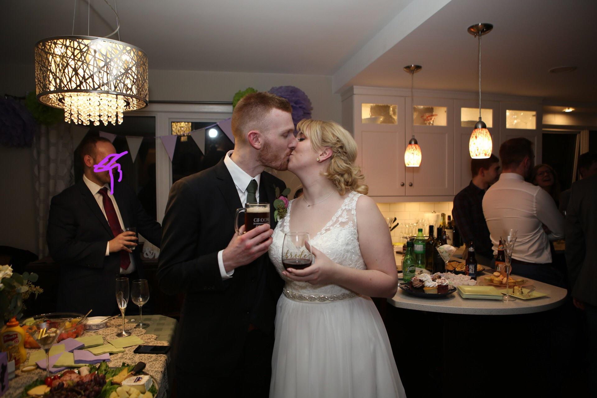 We planning our ceremony (and a little house party) in two weeks to