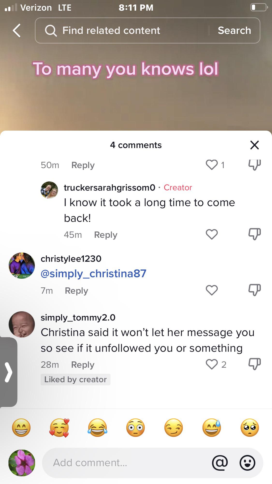 Dummy should have turned in a forwarding address. r/simplychristina87