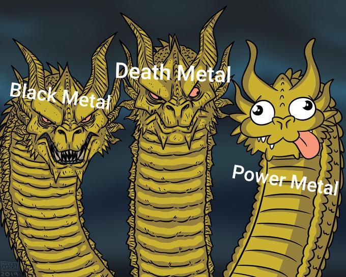 Power metal can be so cheesy and i love it! MetalMemes