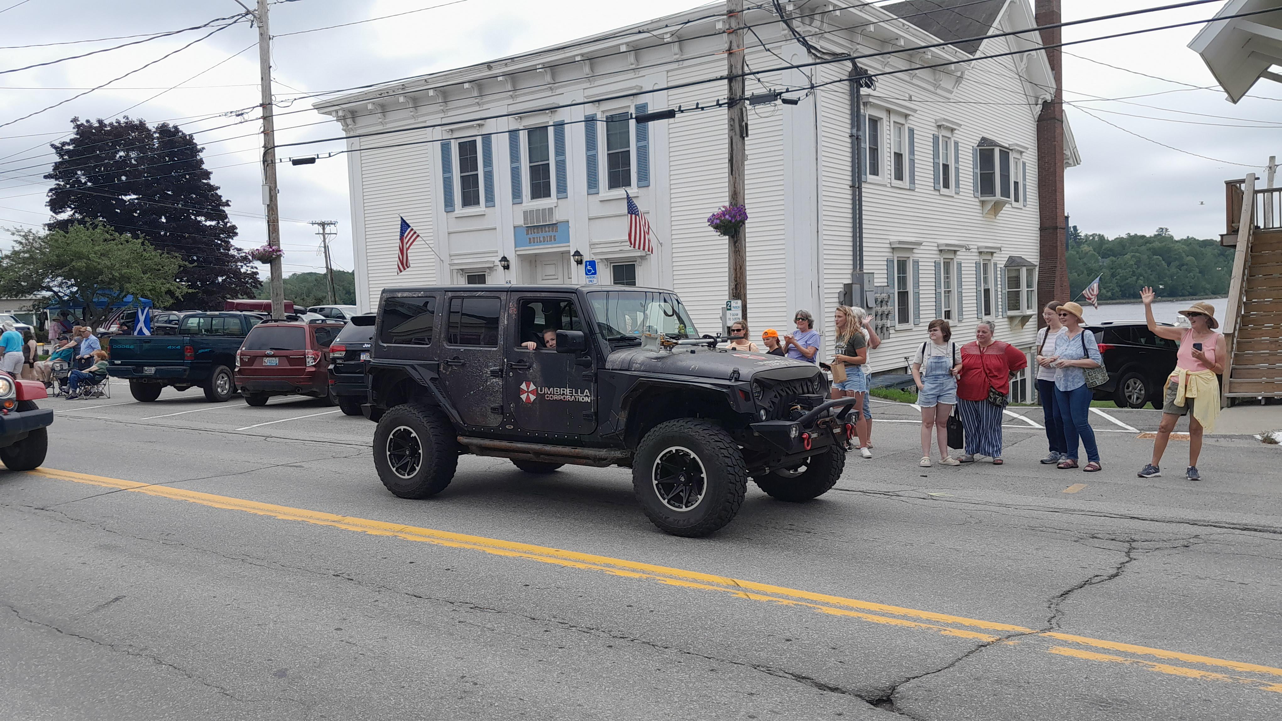 Today at a parade in Bucksport Maine! r/residentevil