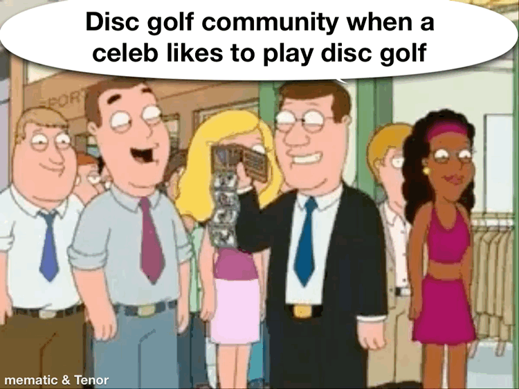 Tormund plays disc golf! Everyone look!! r/discgolf