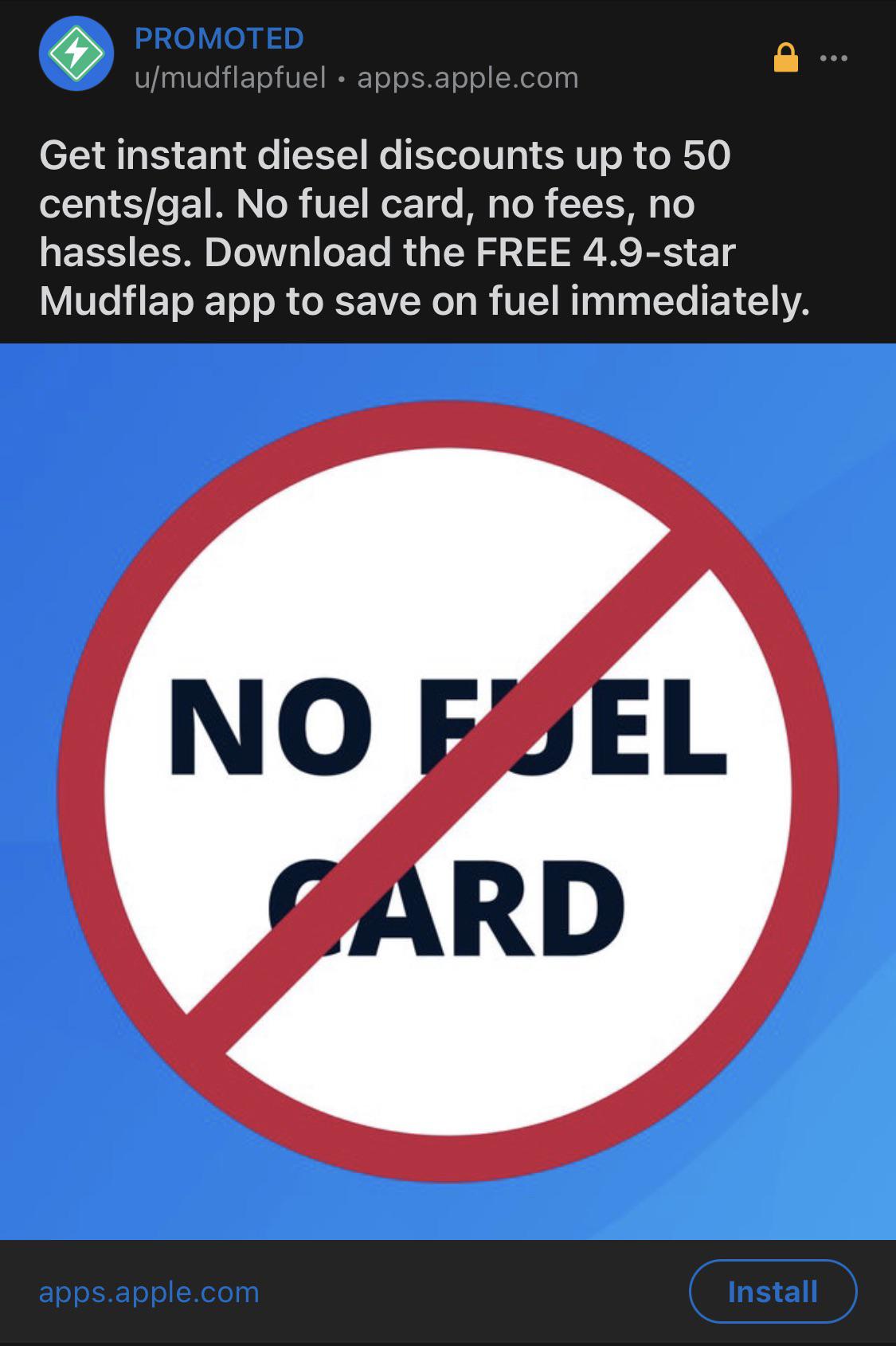 Sooo… no no fuel card? r/CrappyDesign