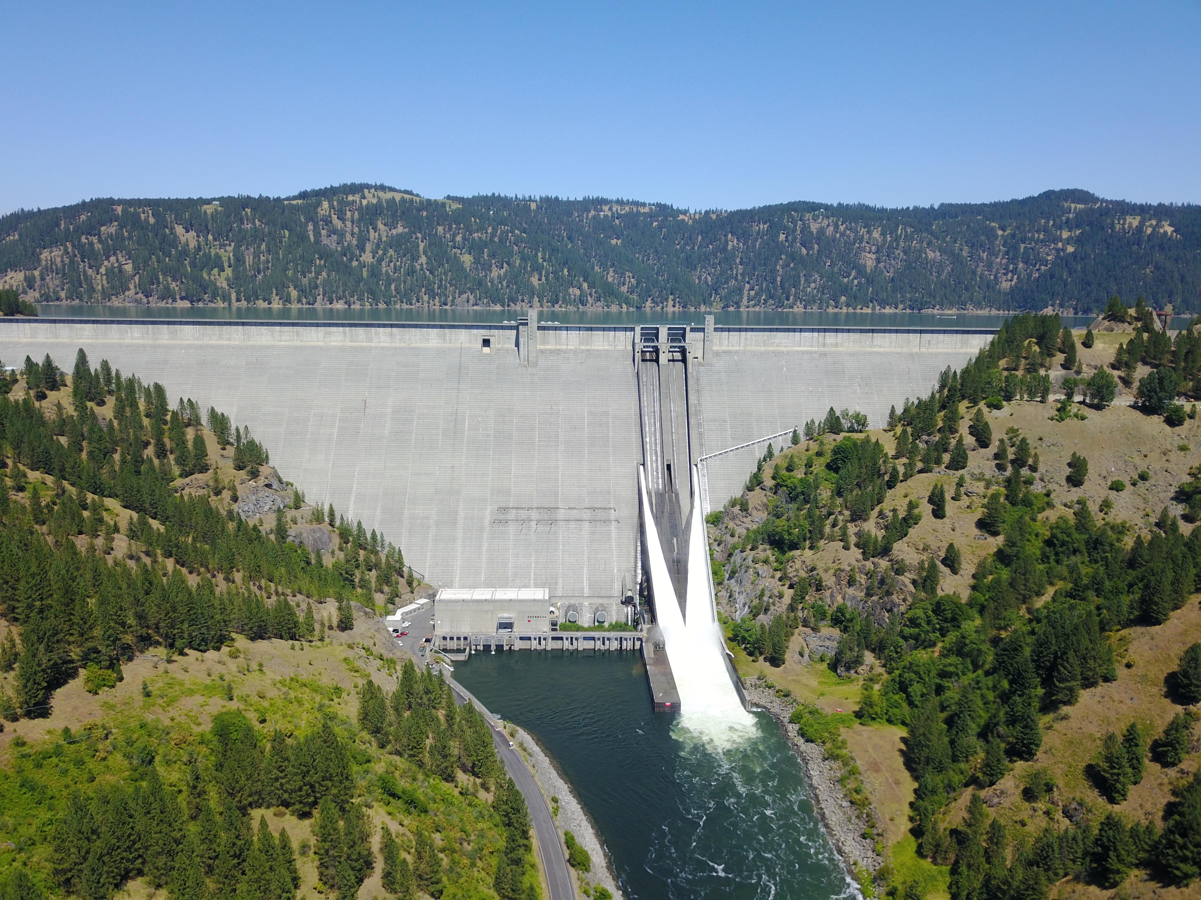 Dworshak Dam Ashaka,Idaho r/djimavic