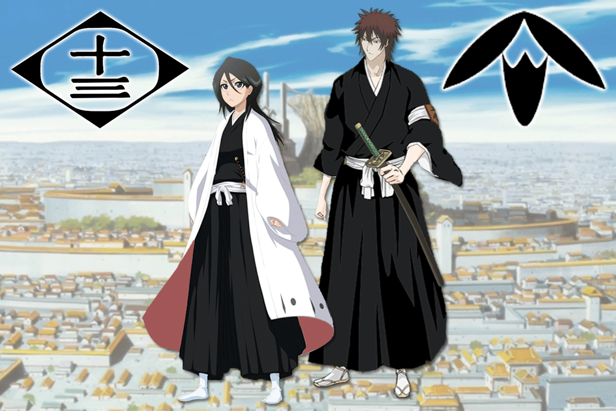 My Theory/Art Captain Rukia With Her Lieutenant r/bleach