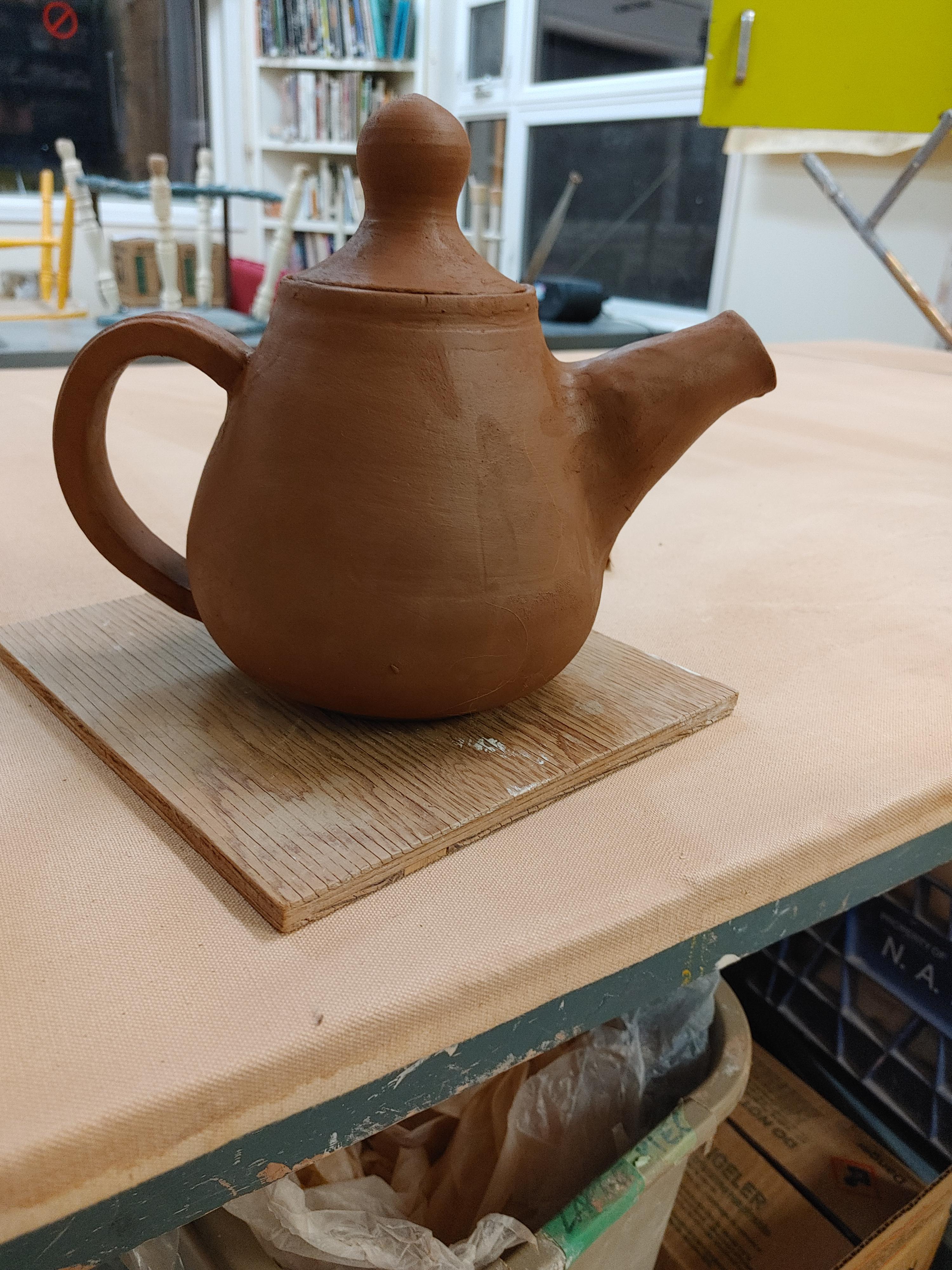 First Teapot! Learned a lot during this process; will hopefully learn