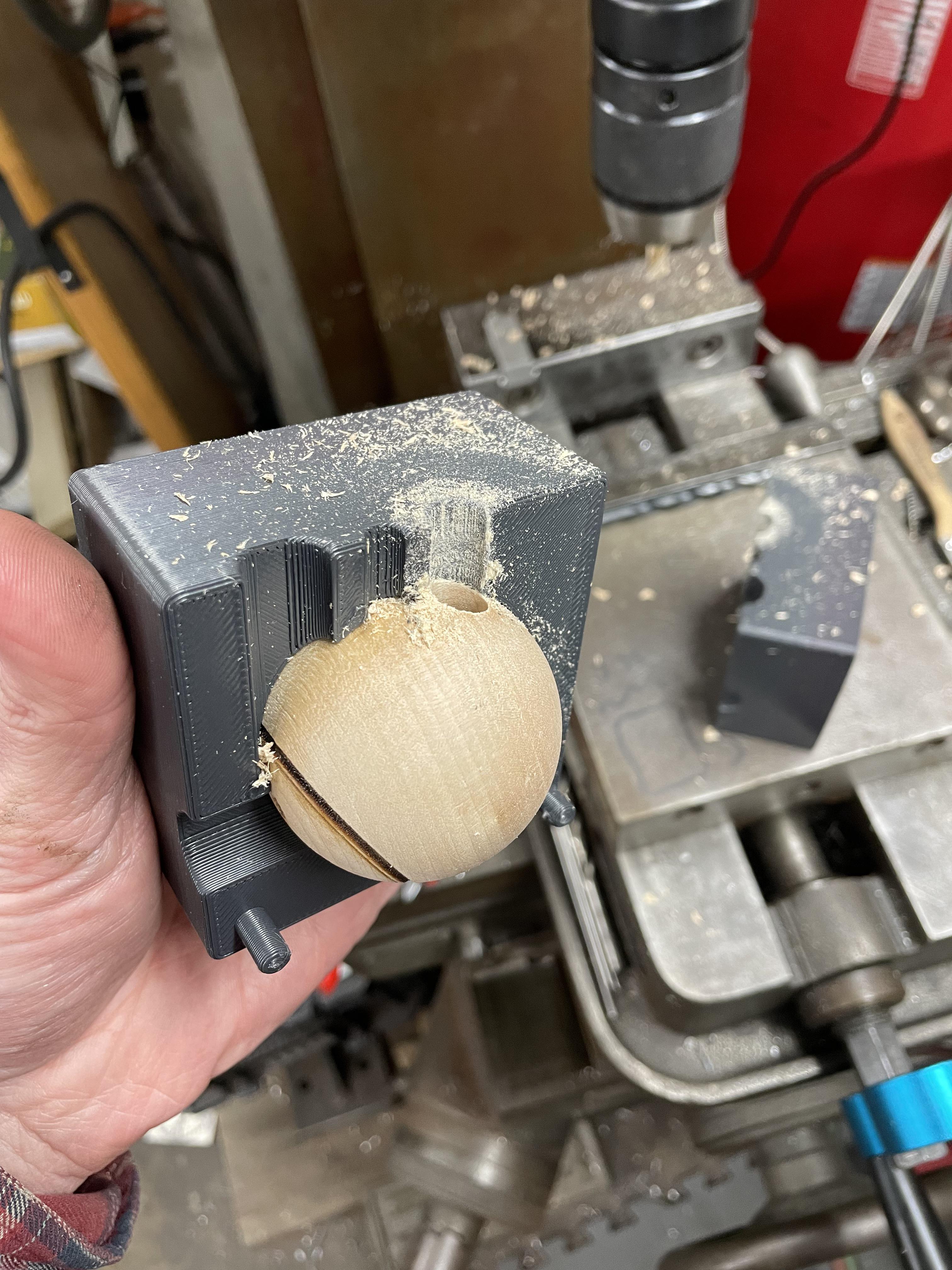 Follow up balldrilling (locating) jig works perfectly. Used a 3/8