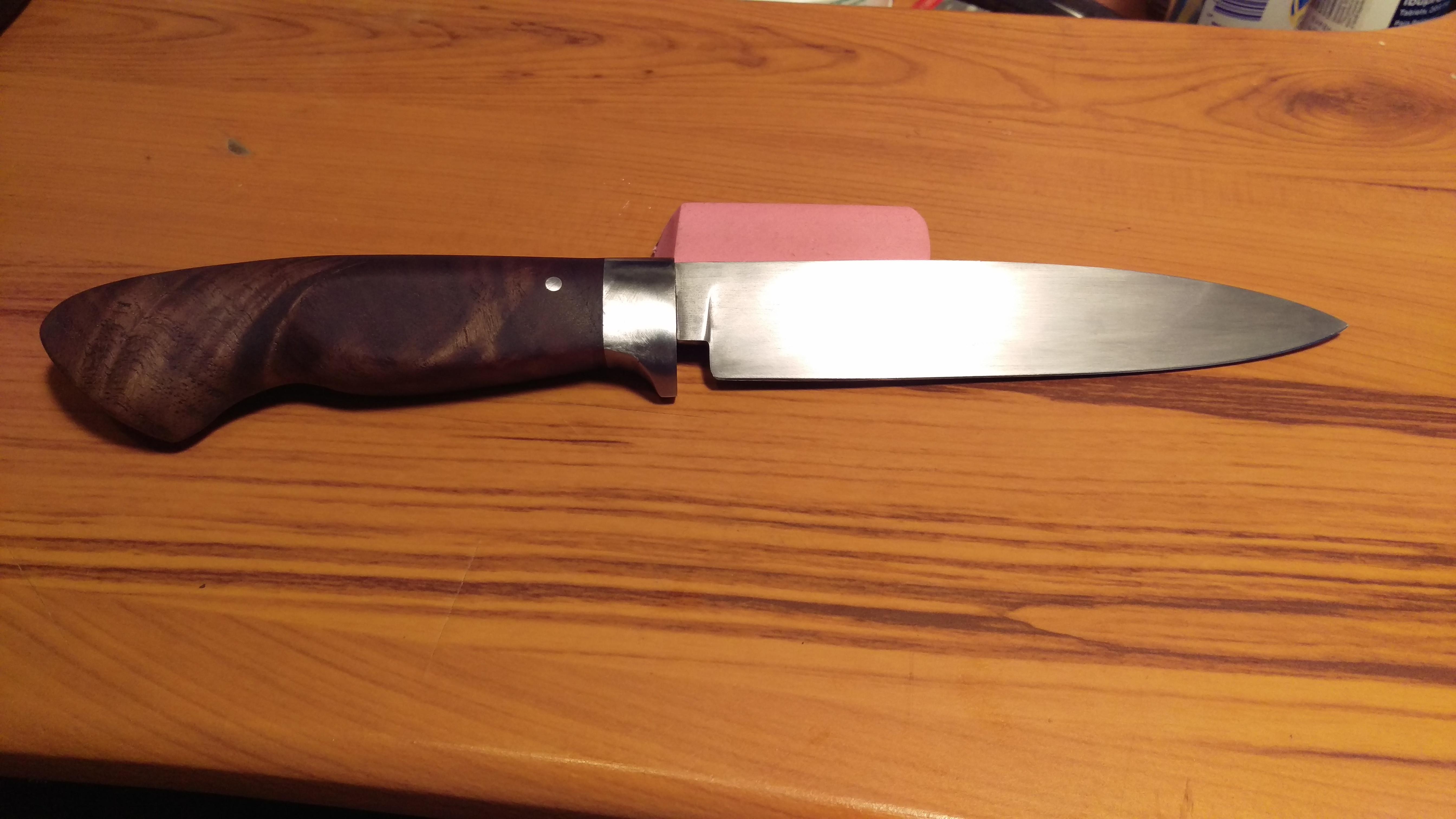 Finished. Finally. (Update of my very first knife build) r/Bladesmith