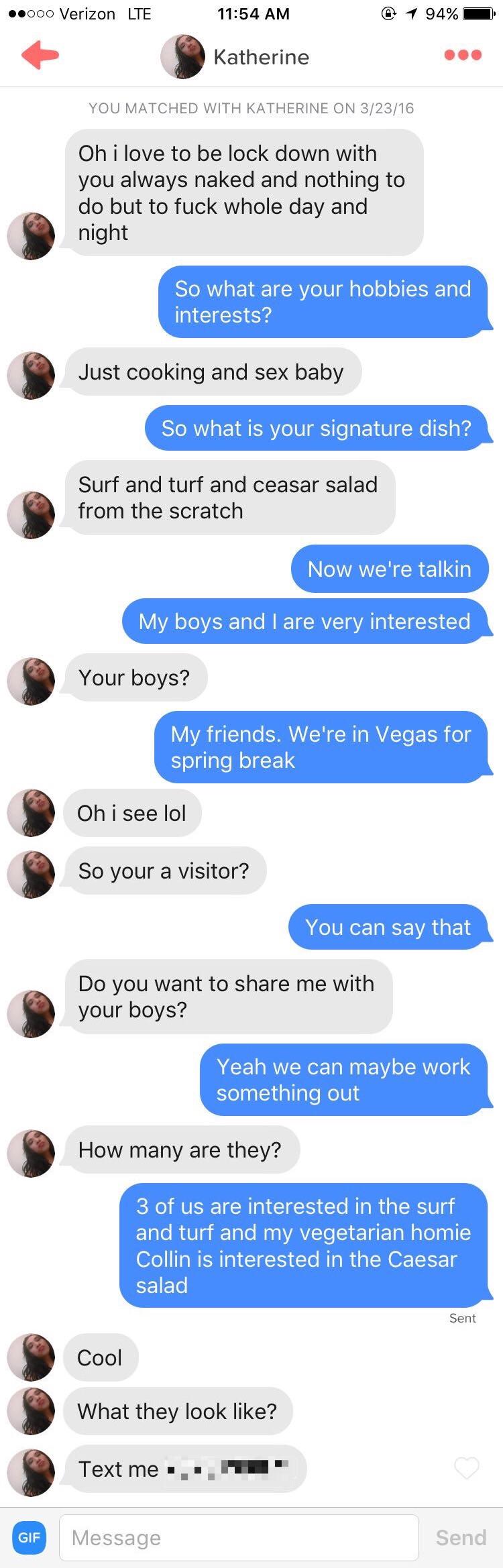 Tinder in Vegas Found this on Twitter Tinder