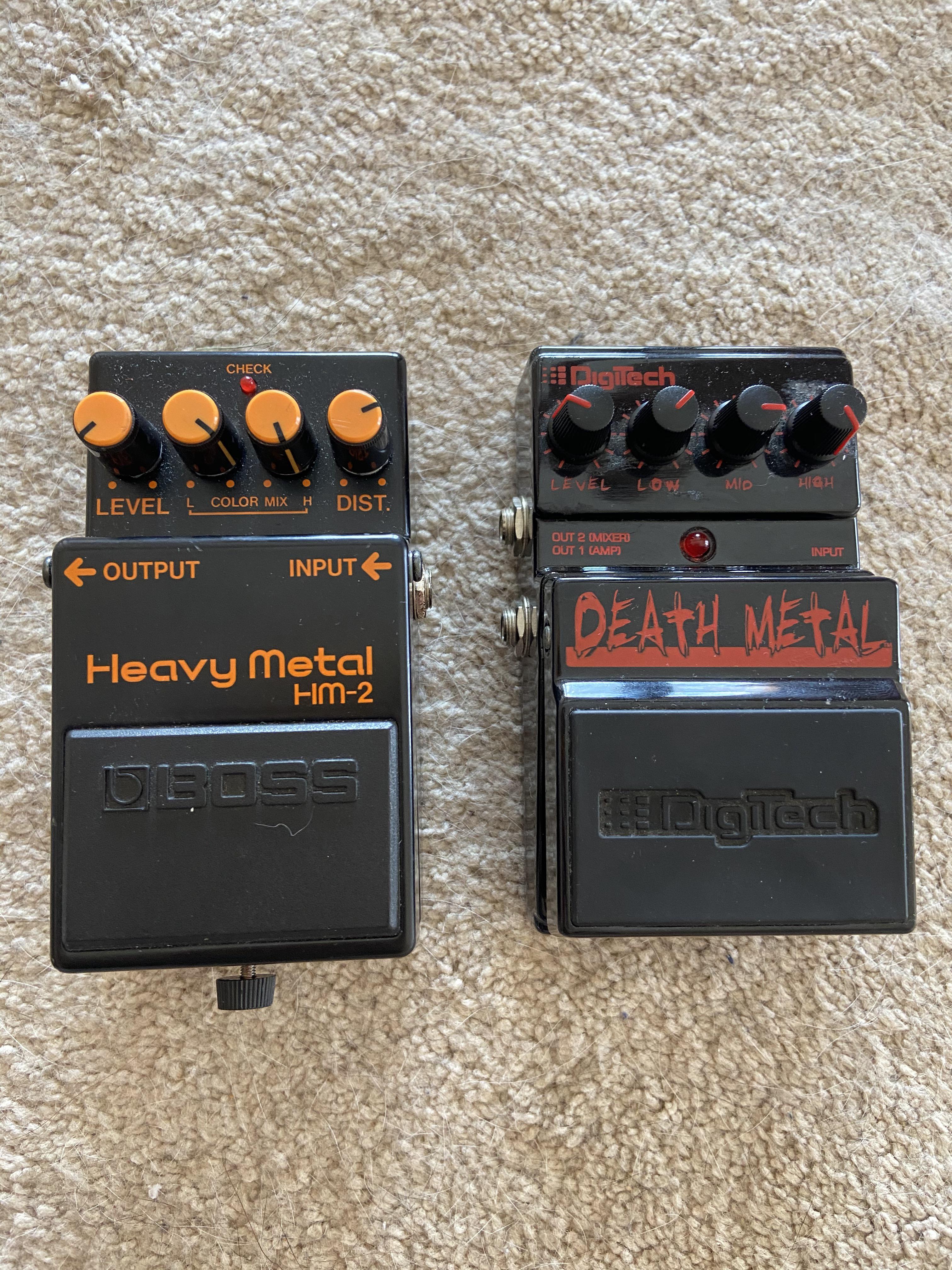 After over six years as a casual guitar player, I finally bought my first two pedals this month