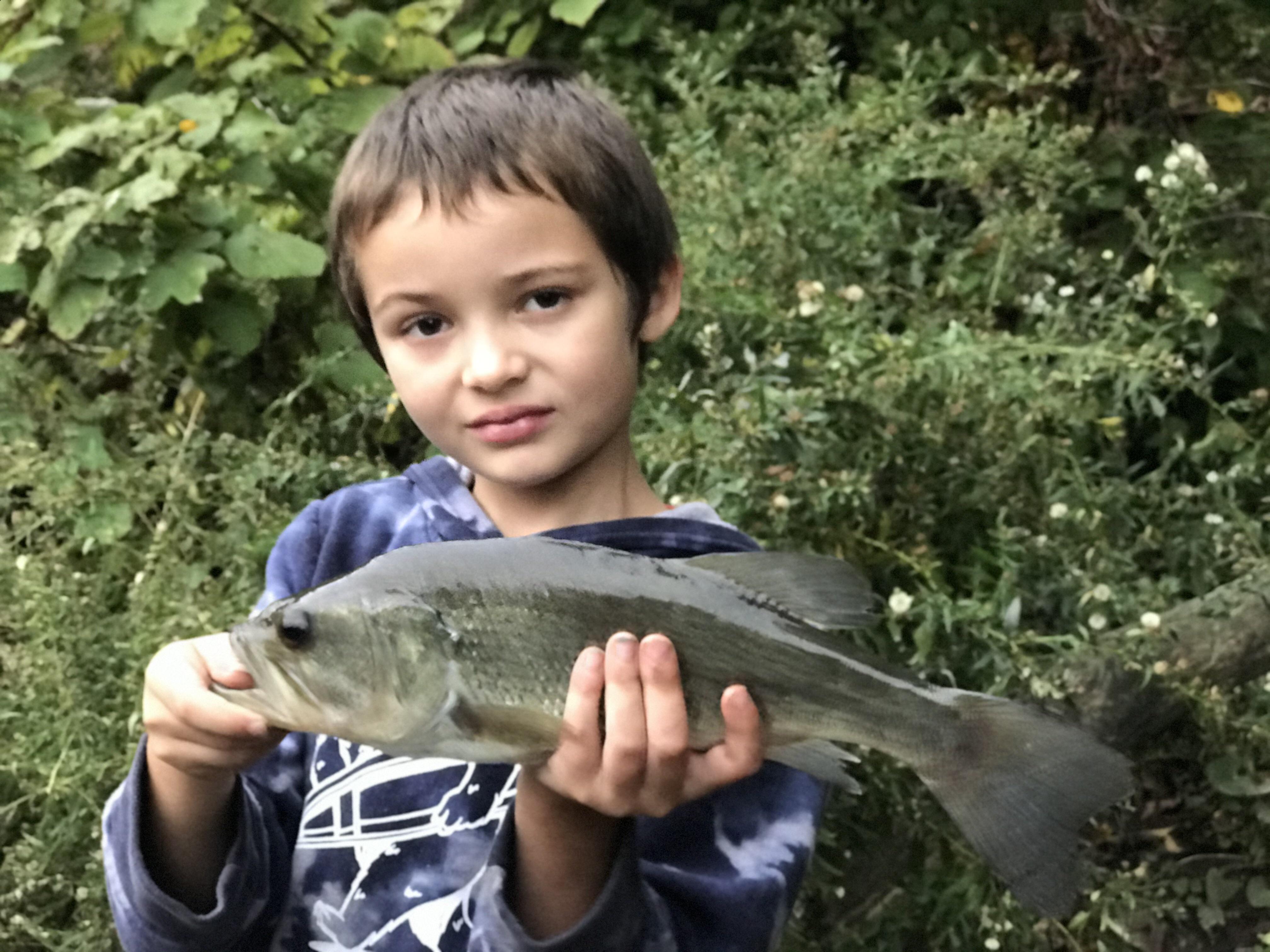 My son loves fishing in Central Park. Fishing