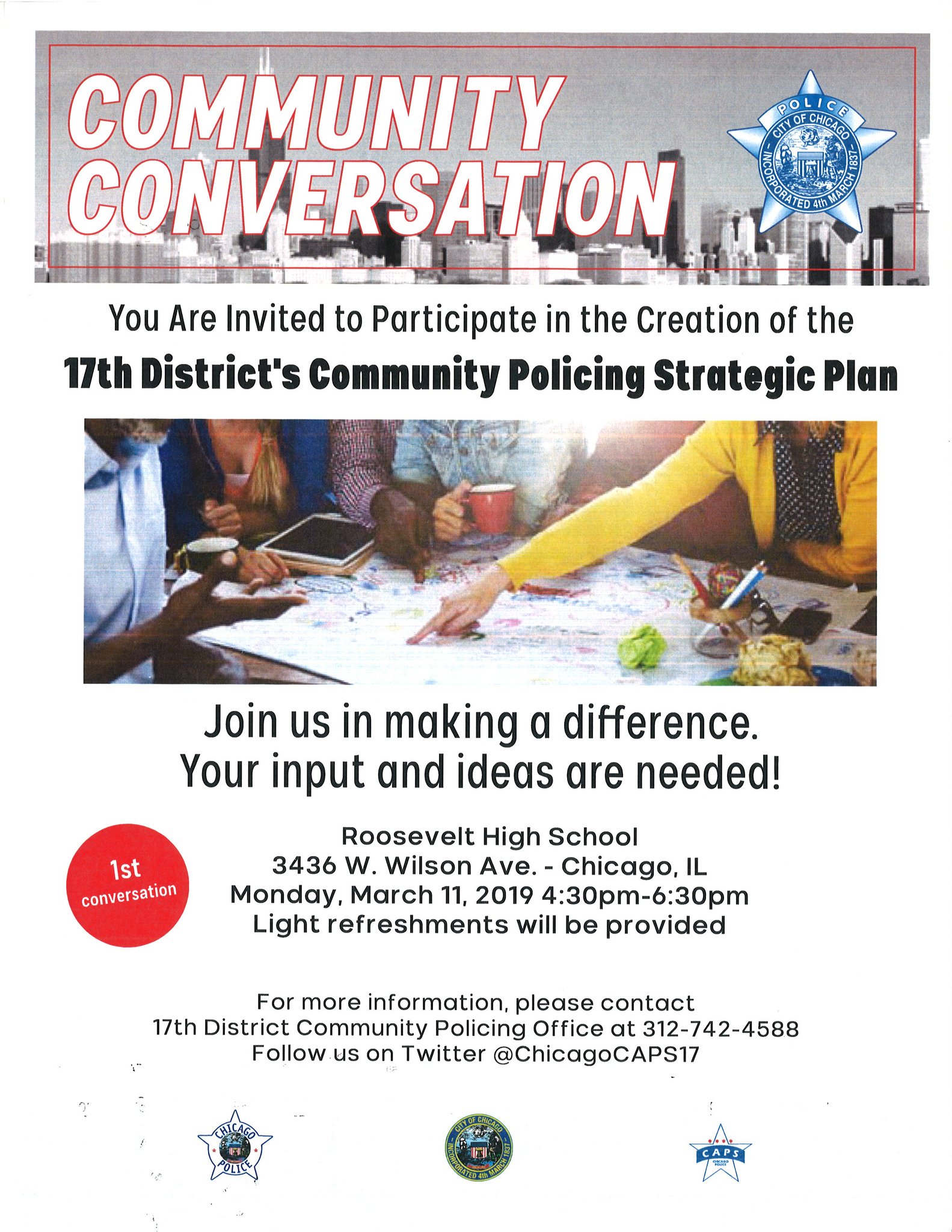 The 17th District invites You to take part in its Policing