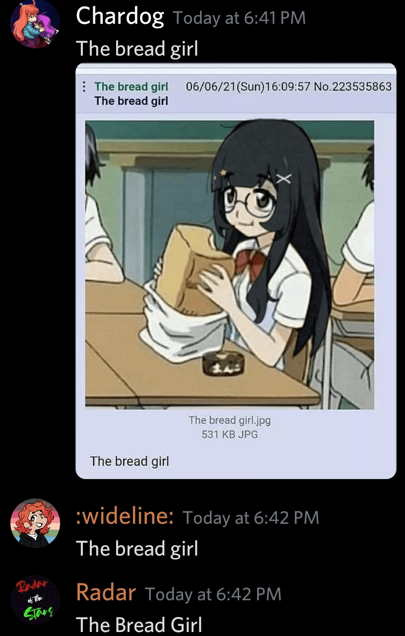The Bread Girl r/196