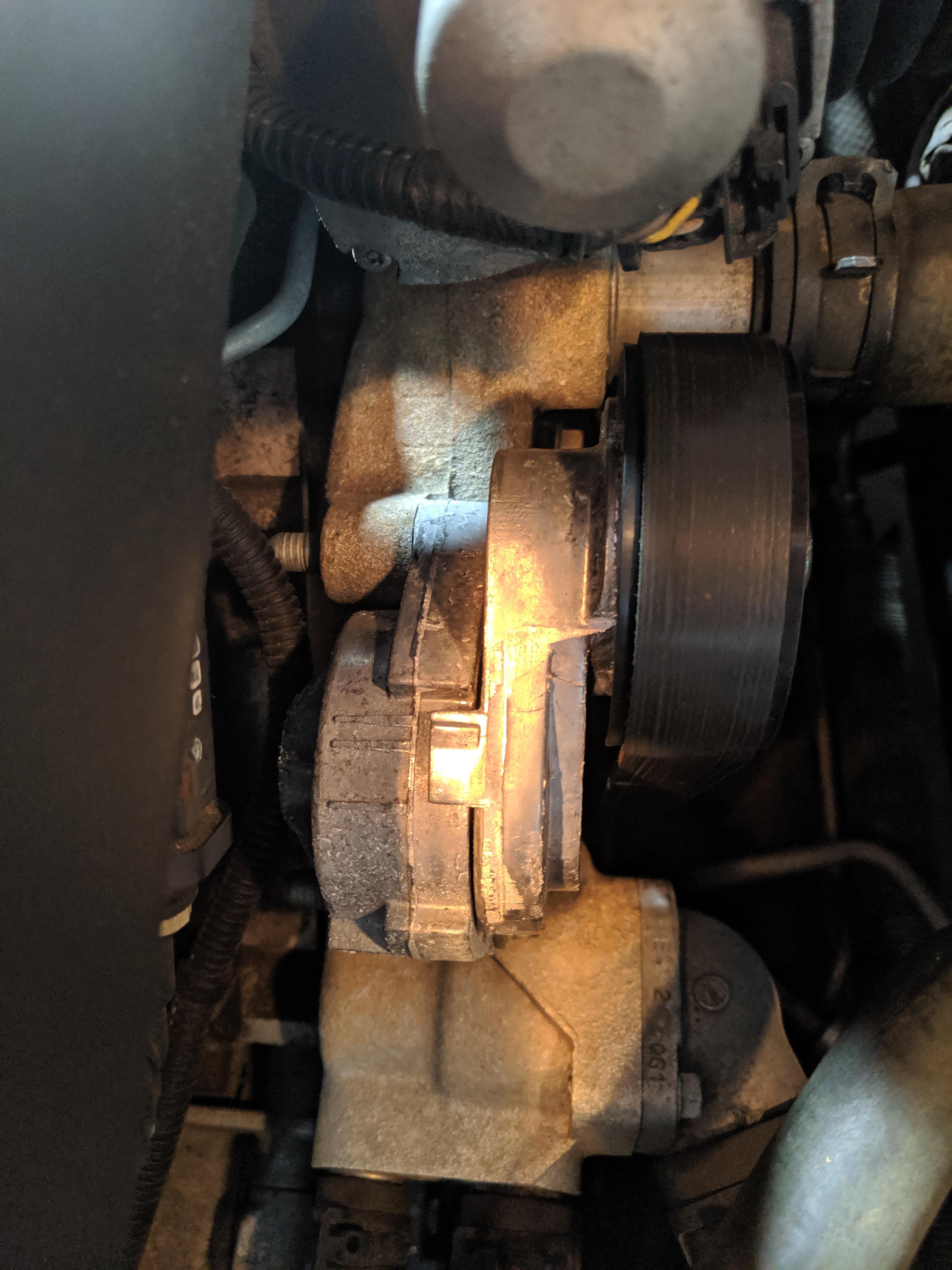 Bad belt tensioner? : r/Corvette