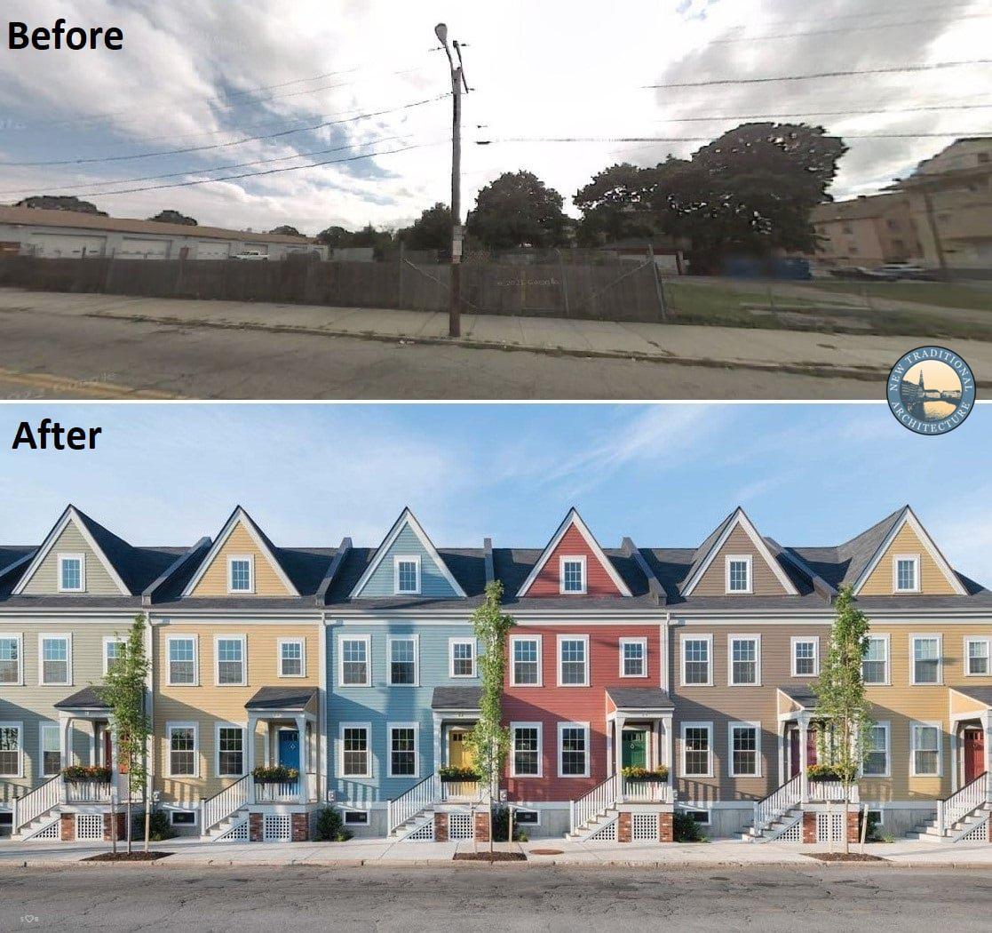 New social housing in Providence, RI (US). Completed 2014. Beautiful