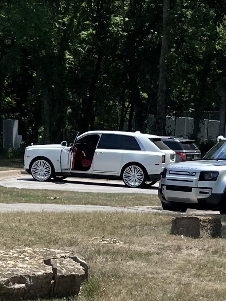 Patrick Mahomes Rolls Royce Cullinana near Kansas City, Mo r