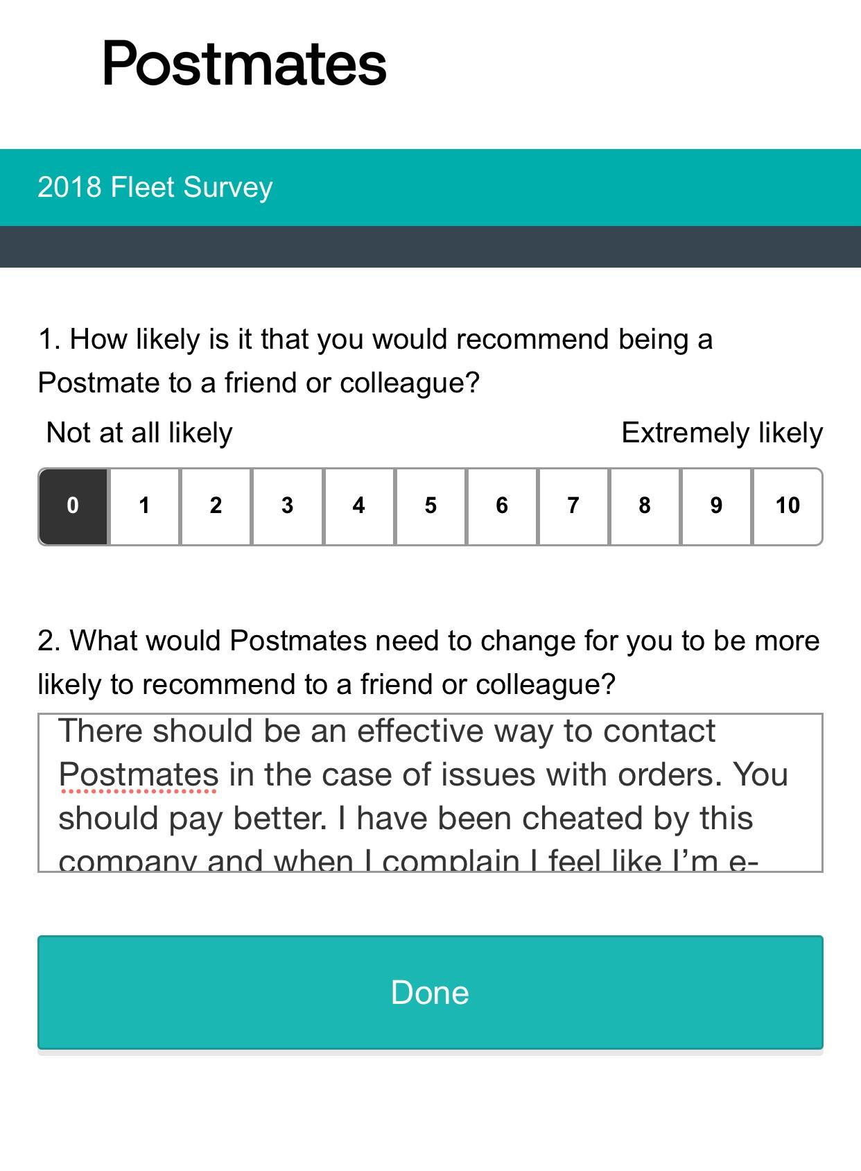 2018 Fleet Survey. My full response “There should be an effective way
