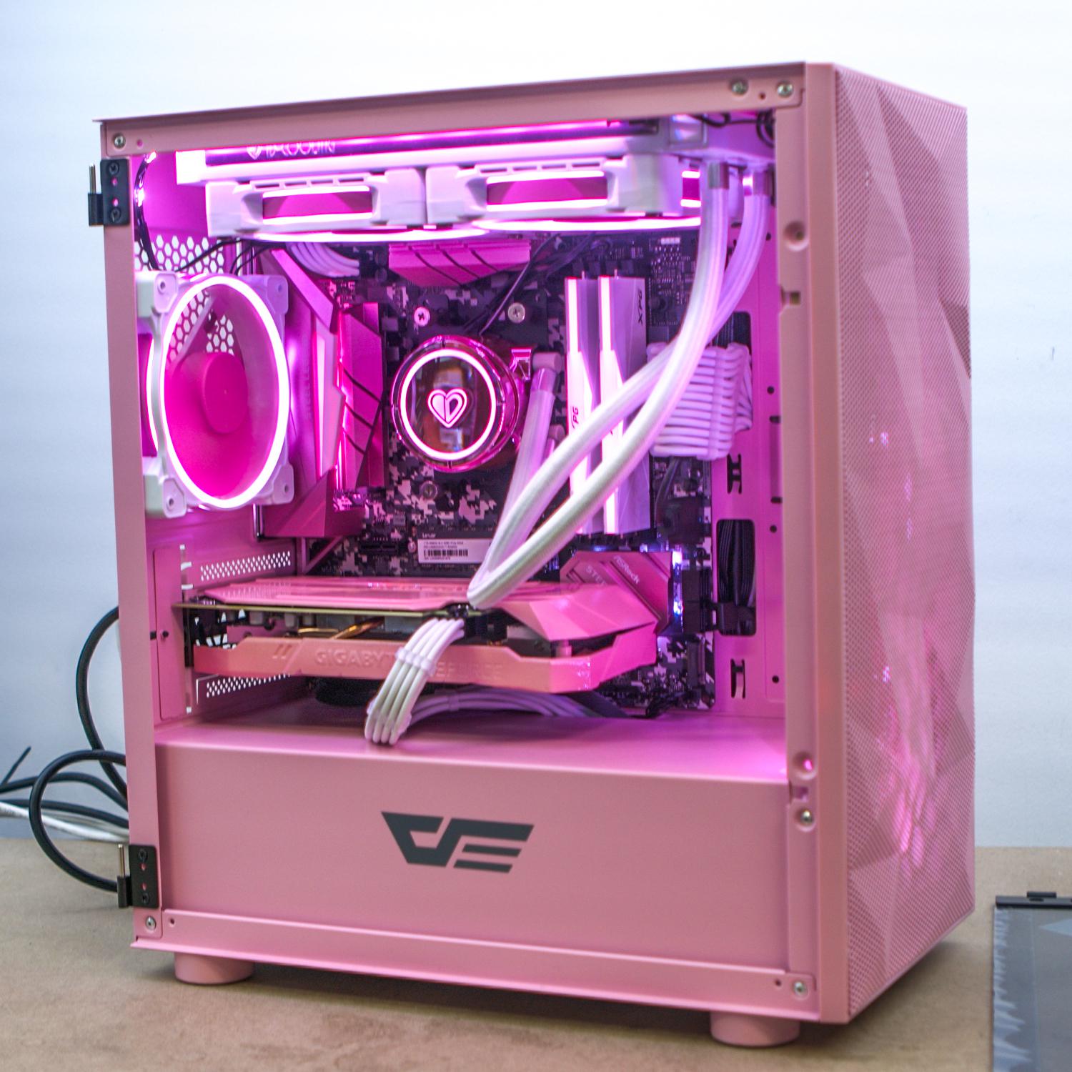 Built this all PINK PC for a friend on my Youtube channel. Let me know