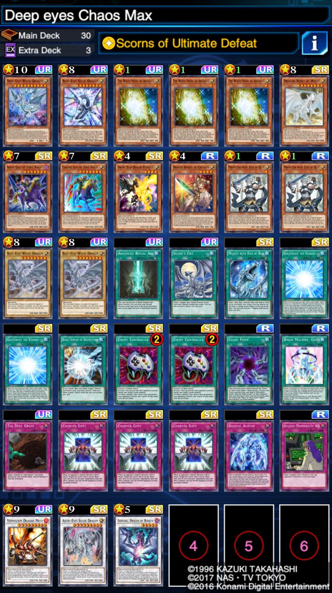 [Deck]Blue Eyes chaos MAX deck I have been using quite a lot. r/DuelLinks