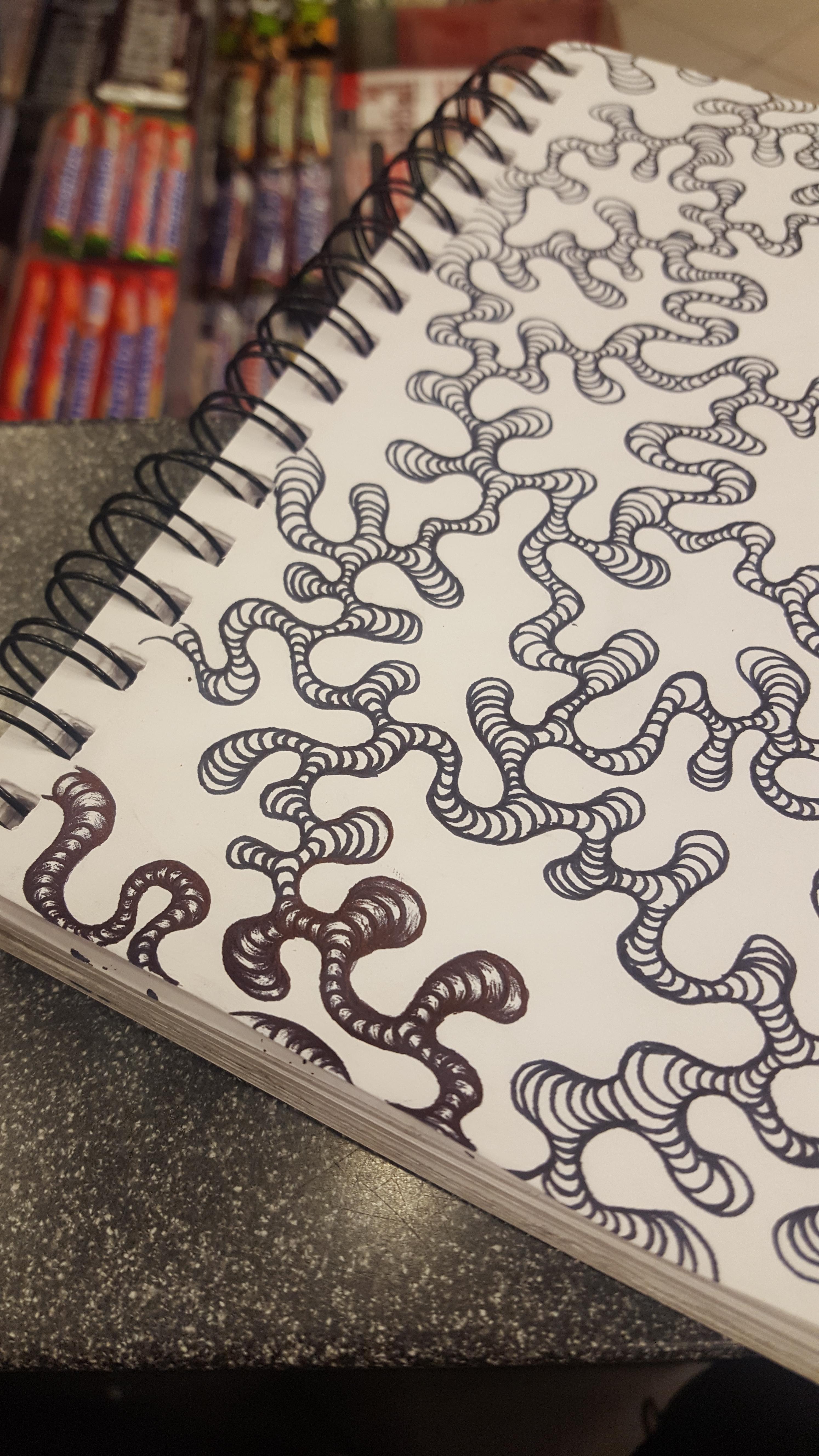 Shading with ballpoint pens r/doodles