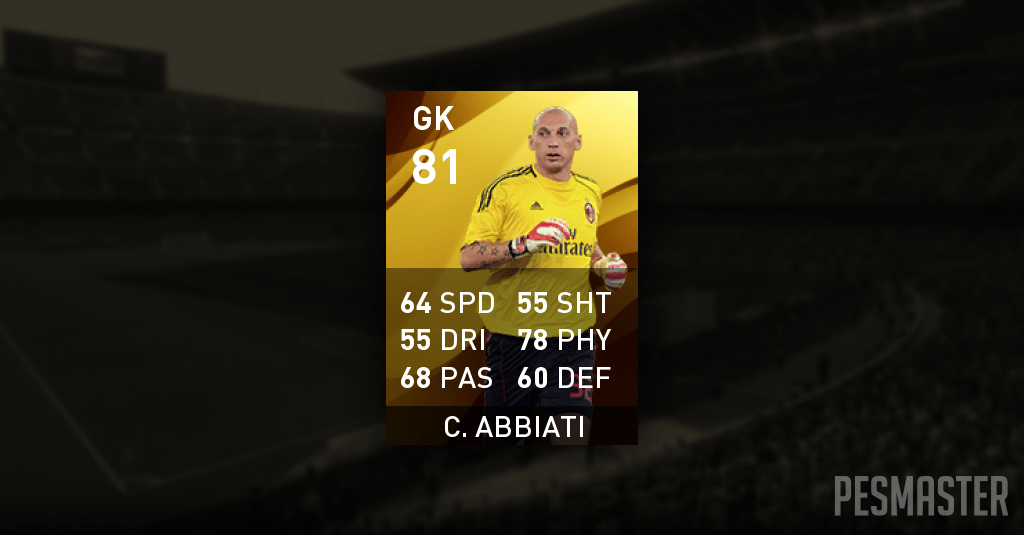 Why does Konami rate Legends so low? For example Abbiati (81